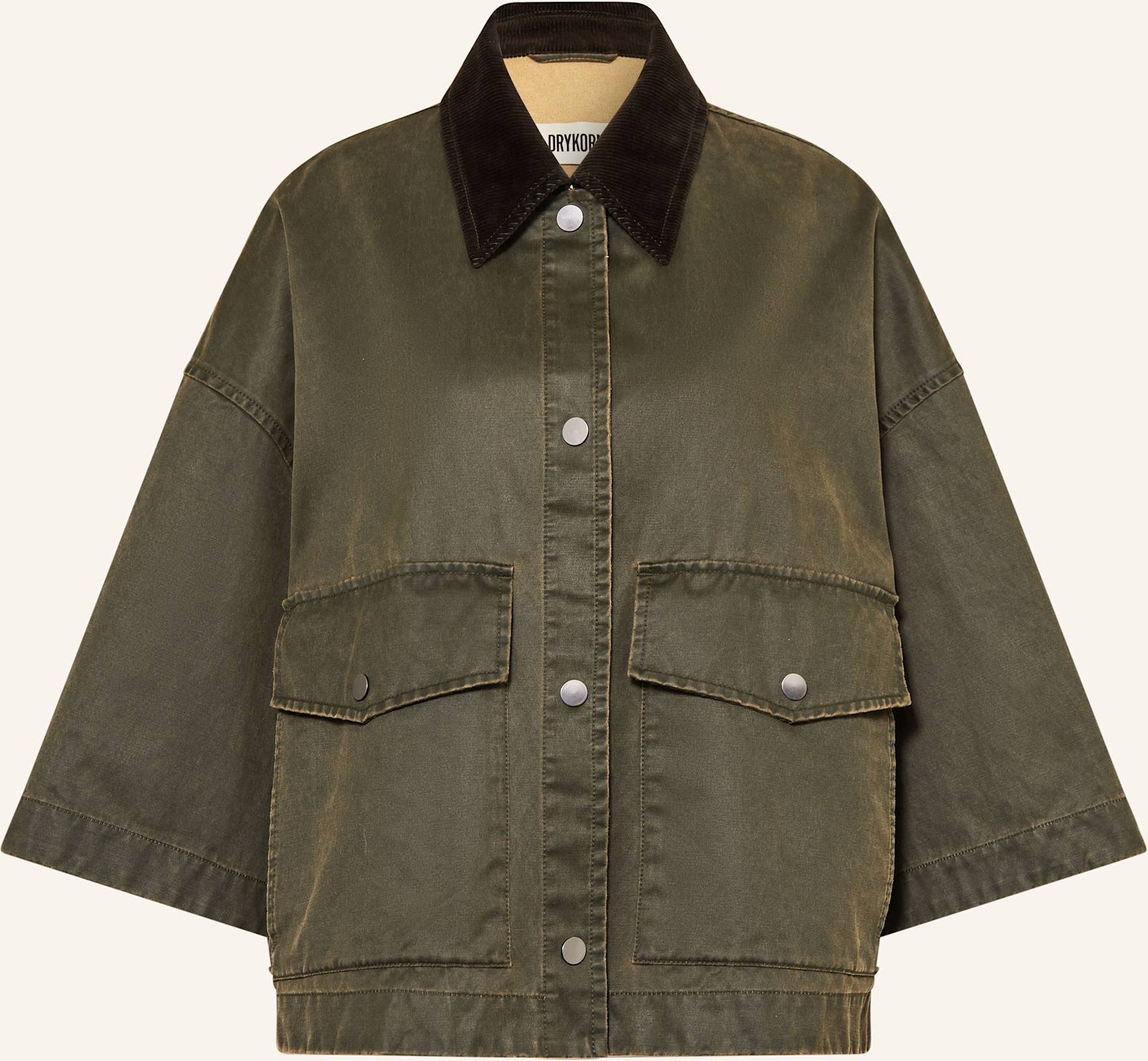 Thumbnail - Drykorn Fieldjacket Ans Mit 3/4-Arm gruen