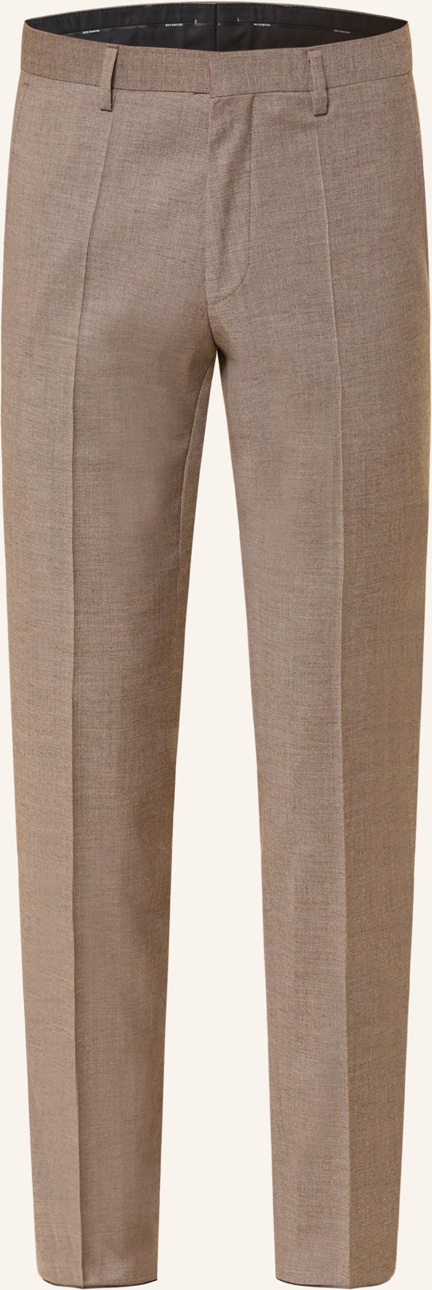 Roy Robson Anzughose Slim Fit braun