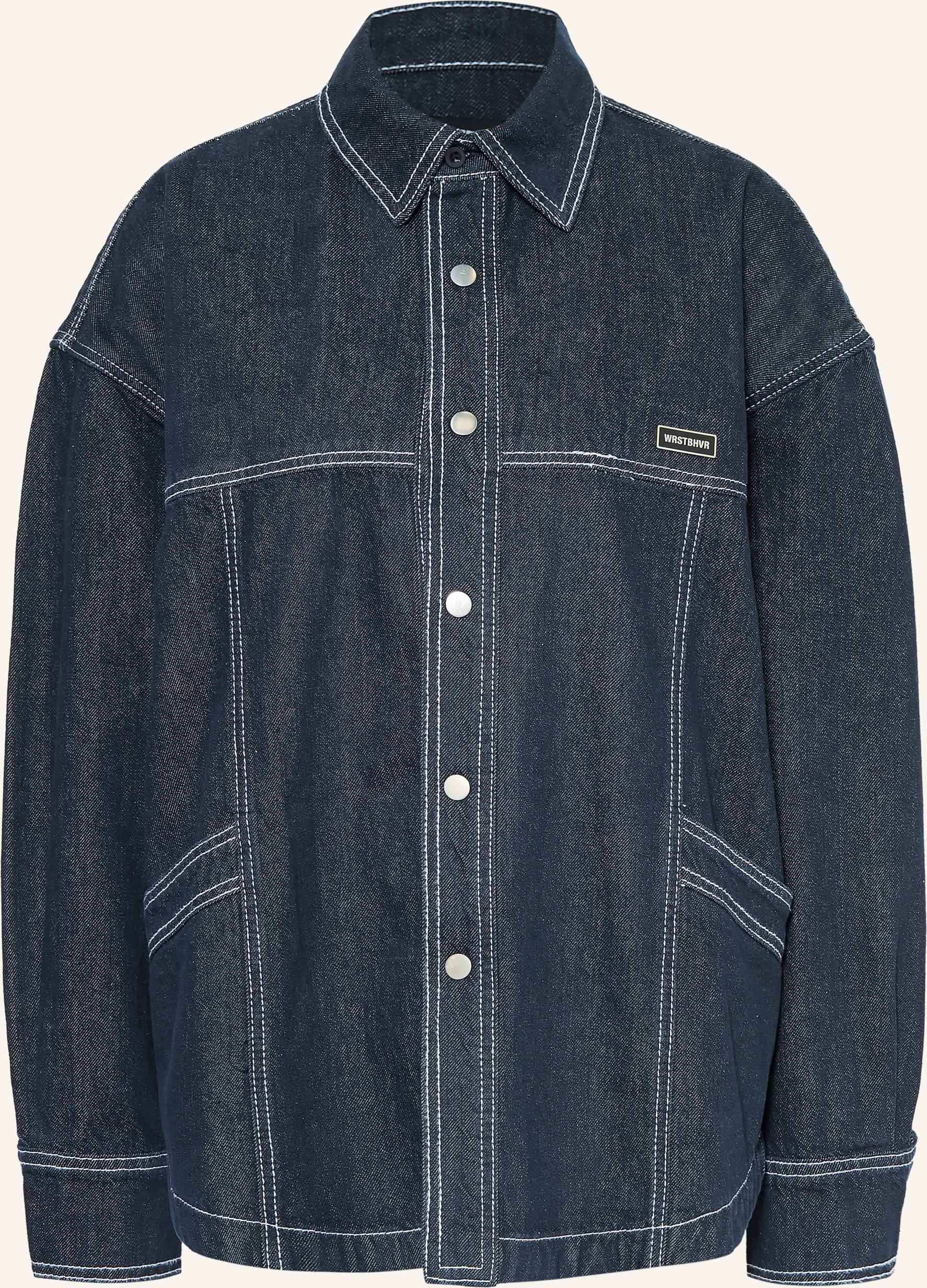 Wrstbhvr Jeans-Overshirt Leandra blau