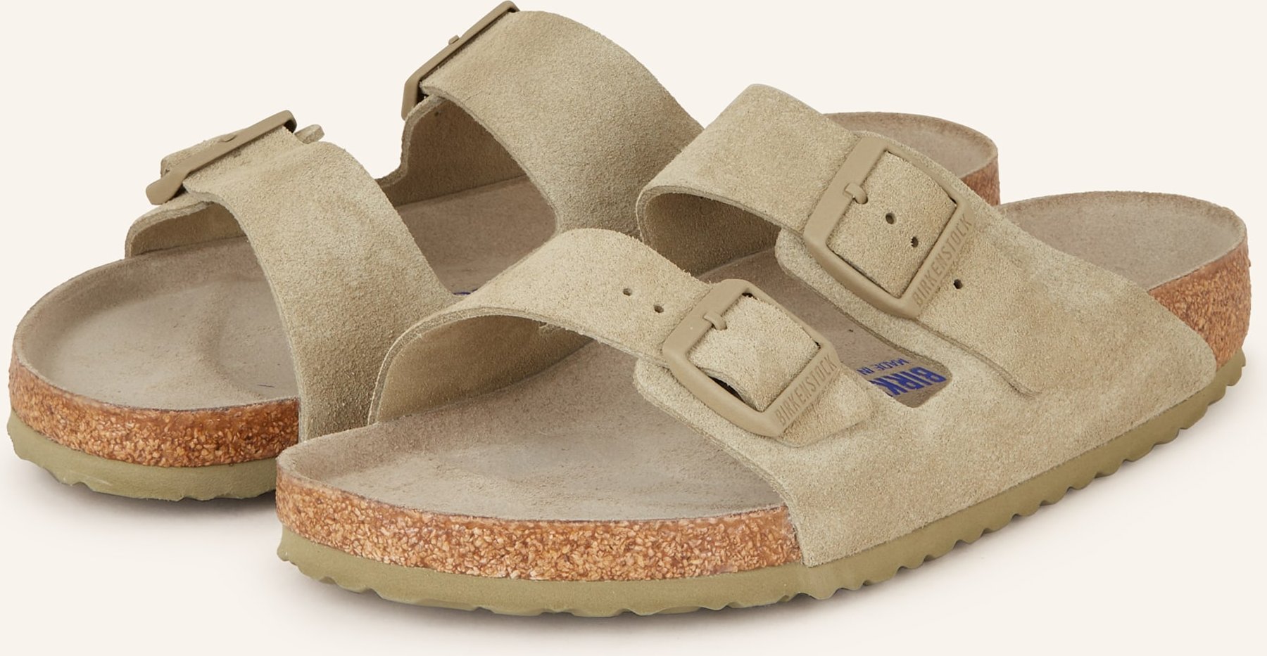 Birkenstock Pantoletten Arizona gruen