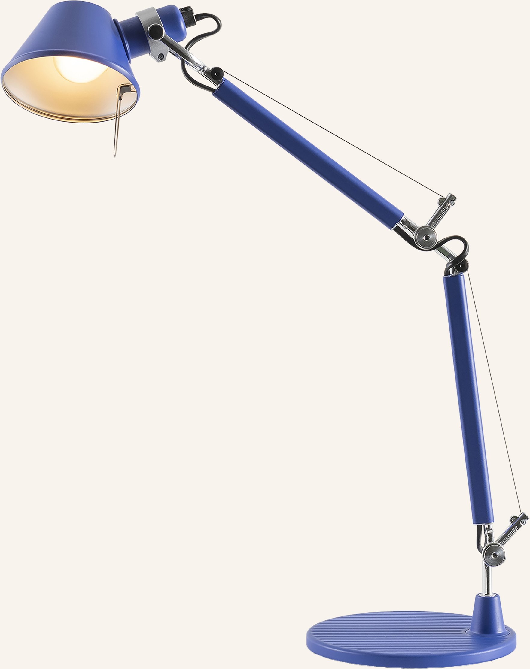 Artemide Tischleuchte Tolomeo Micro blau