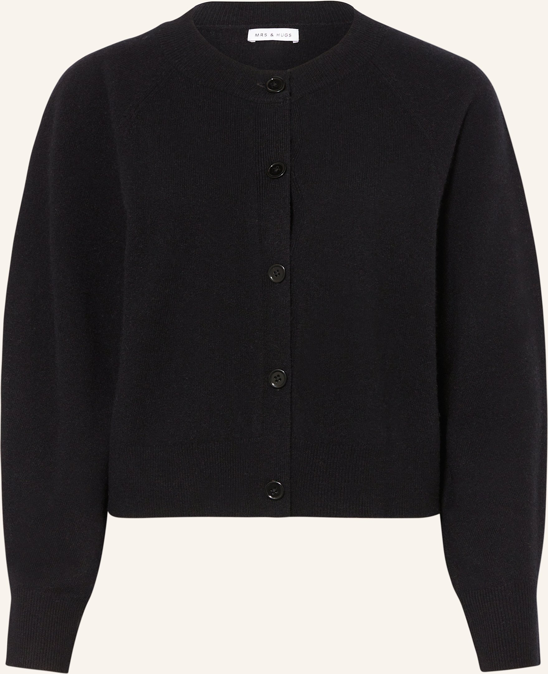 Mrs & Hugs Strickjacke Aus Cashmere schwarz