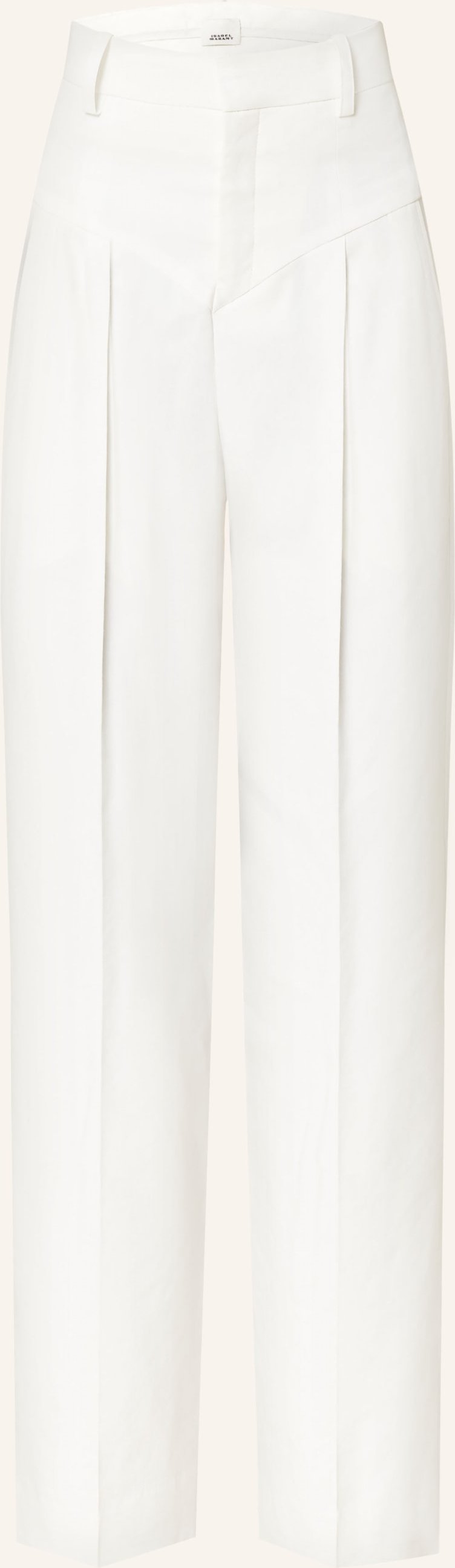 Thumbnail - Isabel Marant Marlenehose Staya weiss