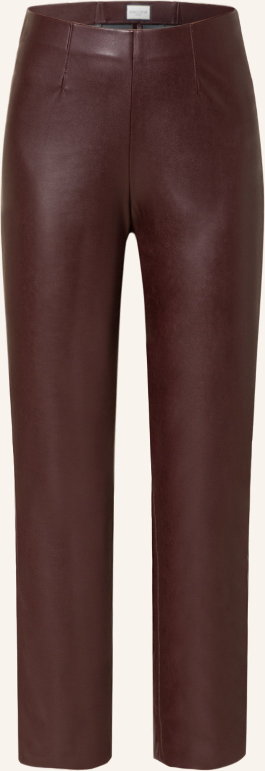 Seductive 7/8-Leggings Cindy In Lederoptik rot