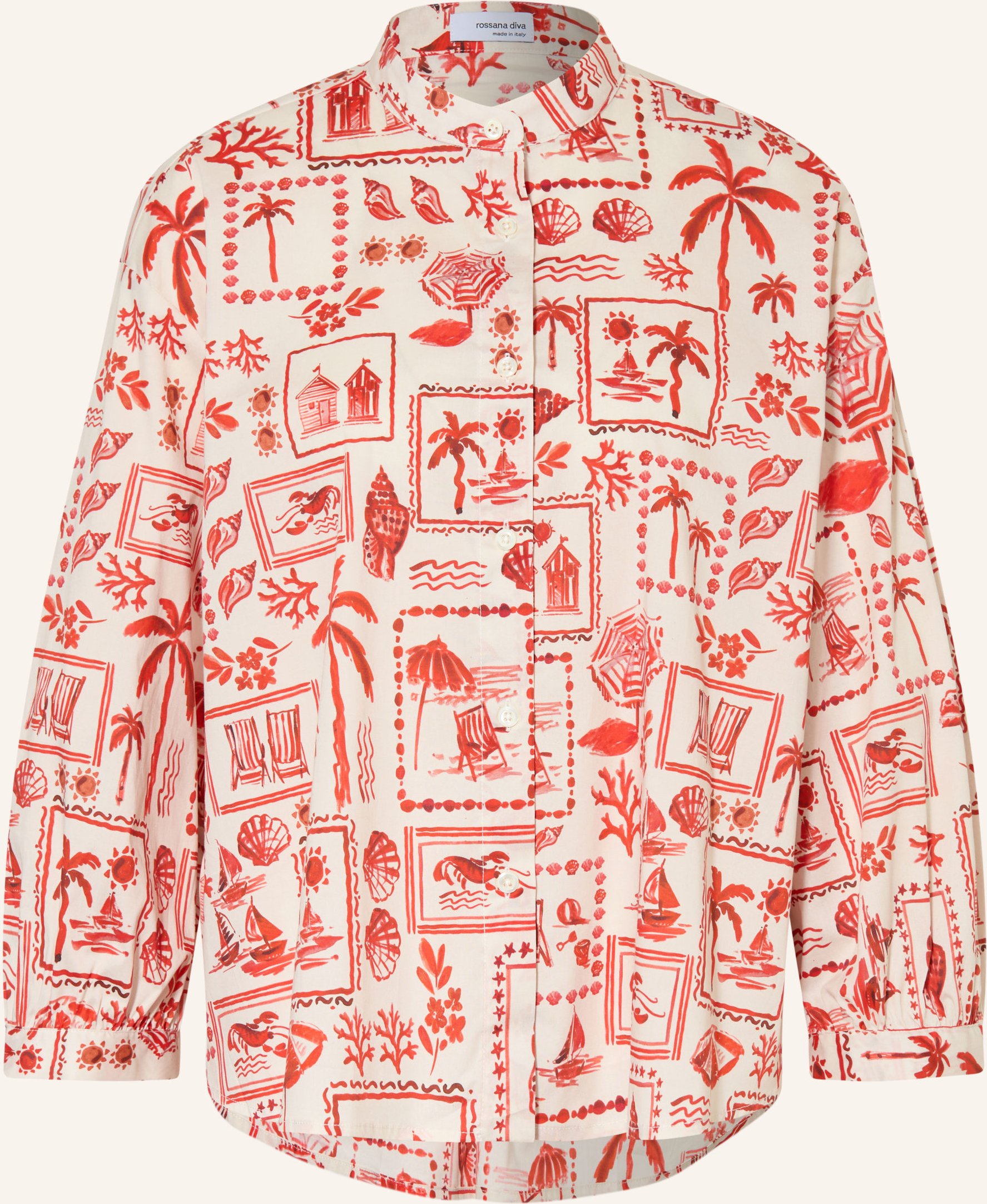 Rossana Diva Bluse Mit 3/4-Arm rot