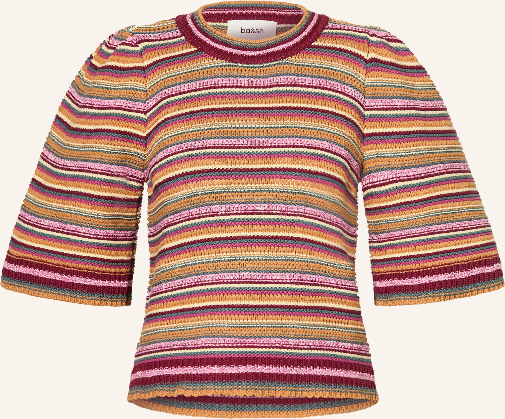 Ba&Sh Strickshirt Farfaela rot