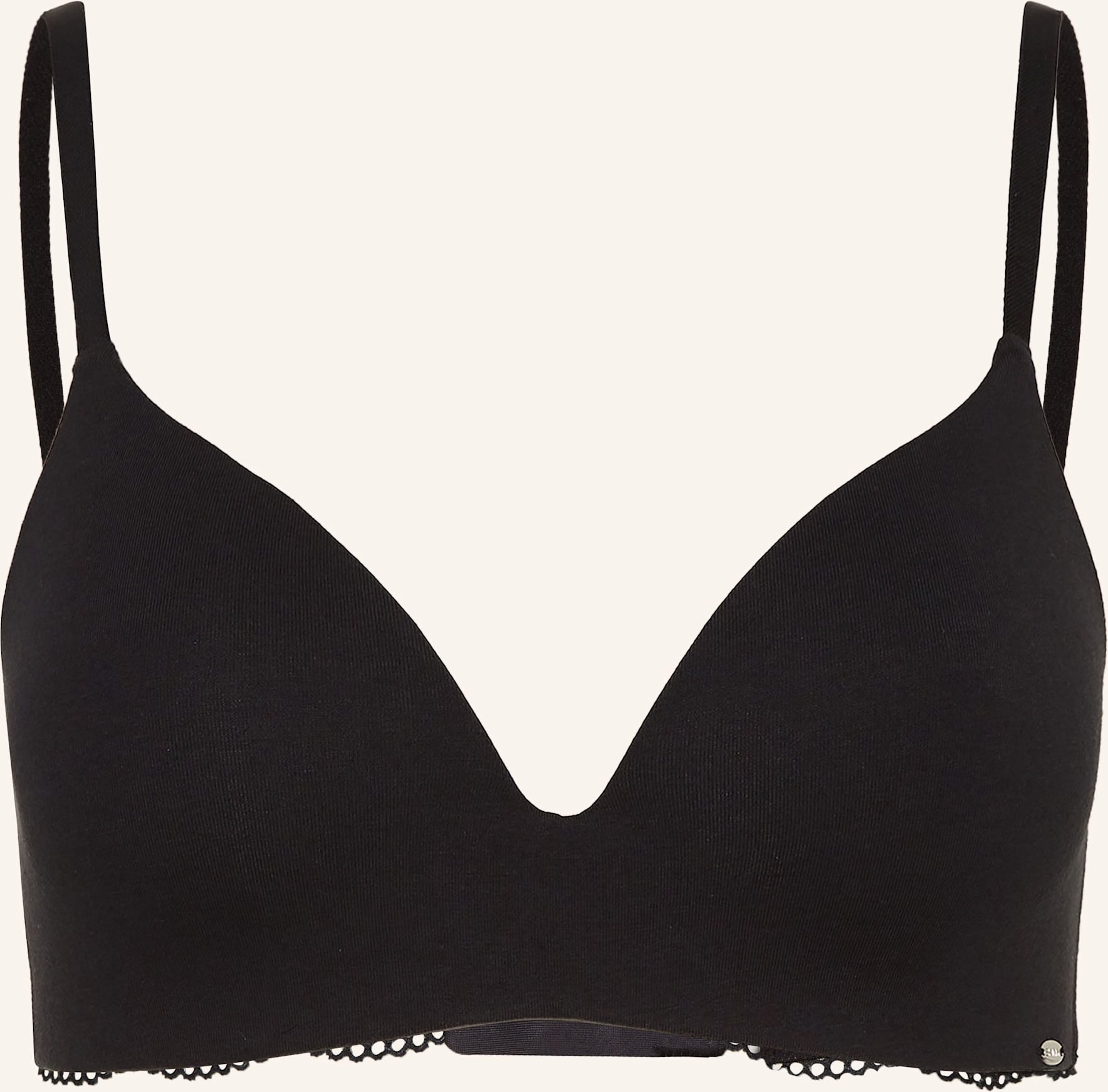 Skiny Triangel-Bh Classicotton schwarz