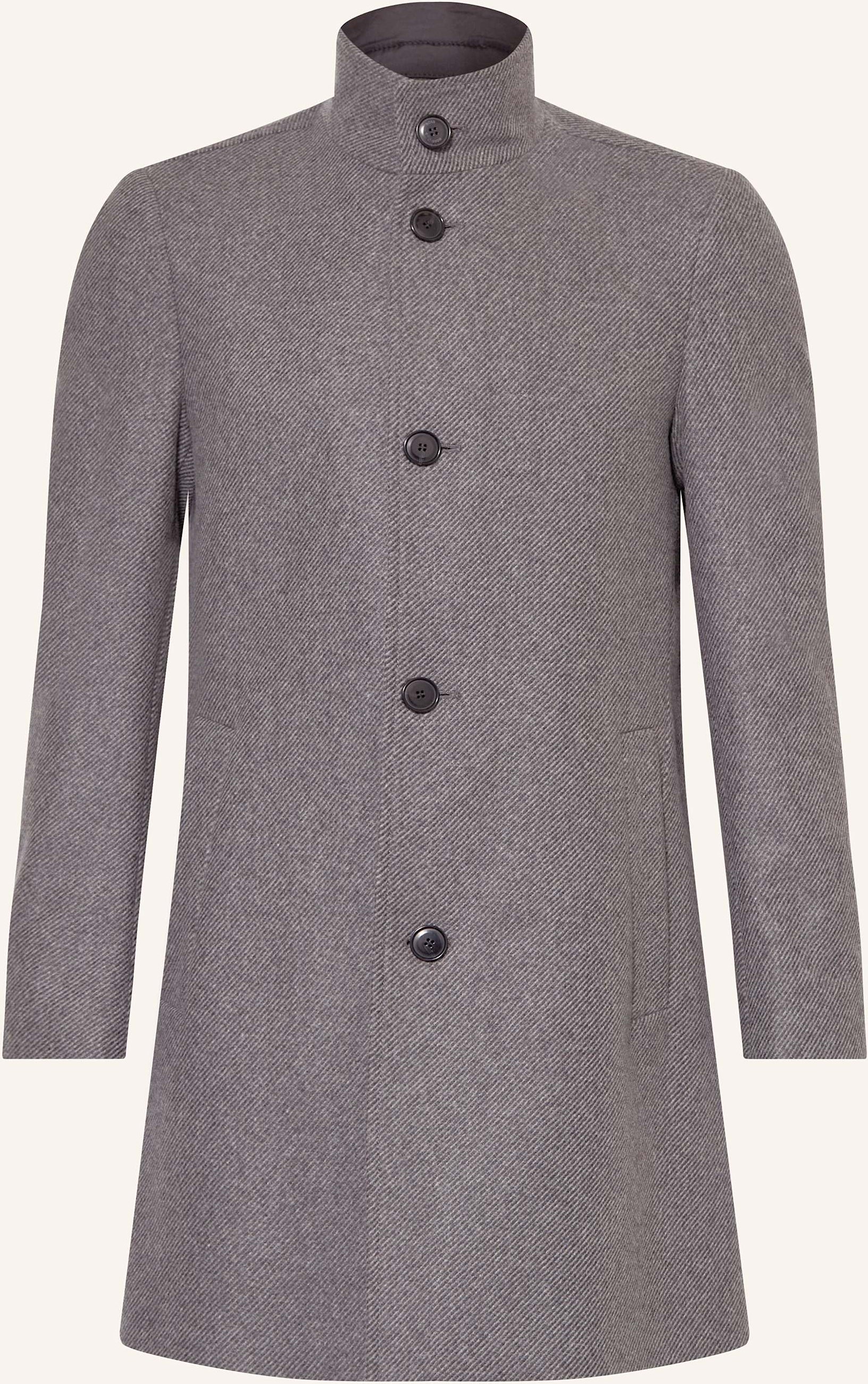 Boss Wollmantel Hyde grau