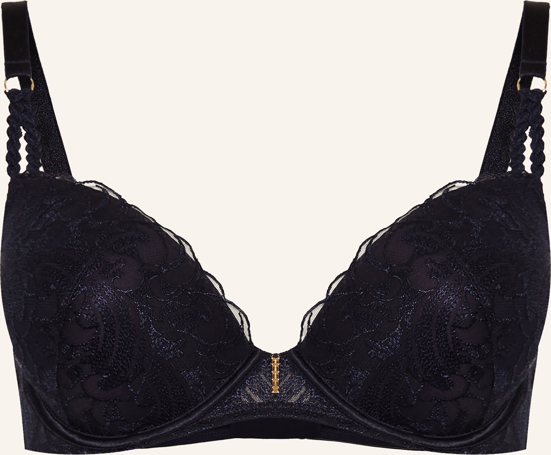 Aubade Push-Up-Bh Satin Memories blau