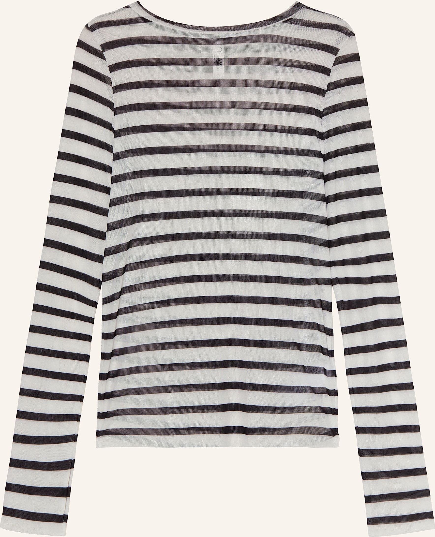 Thumbnail - 10days Longsleeve Aus Mesh weiss