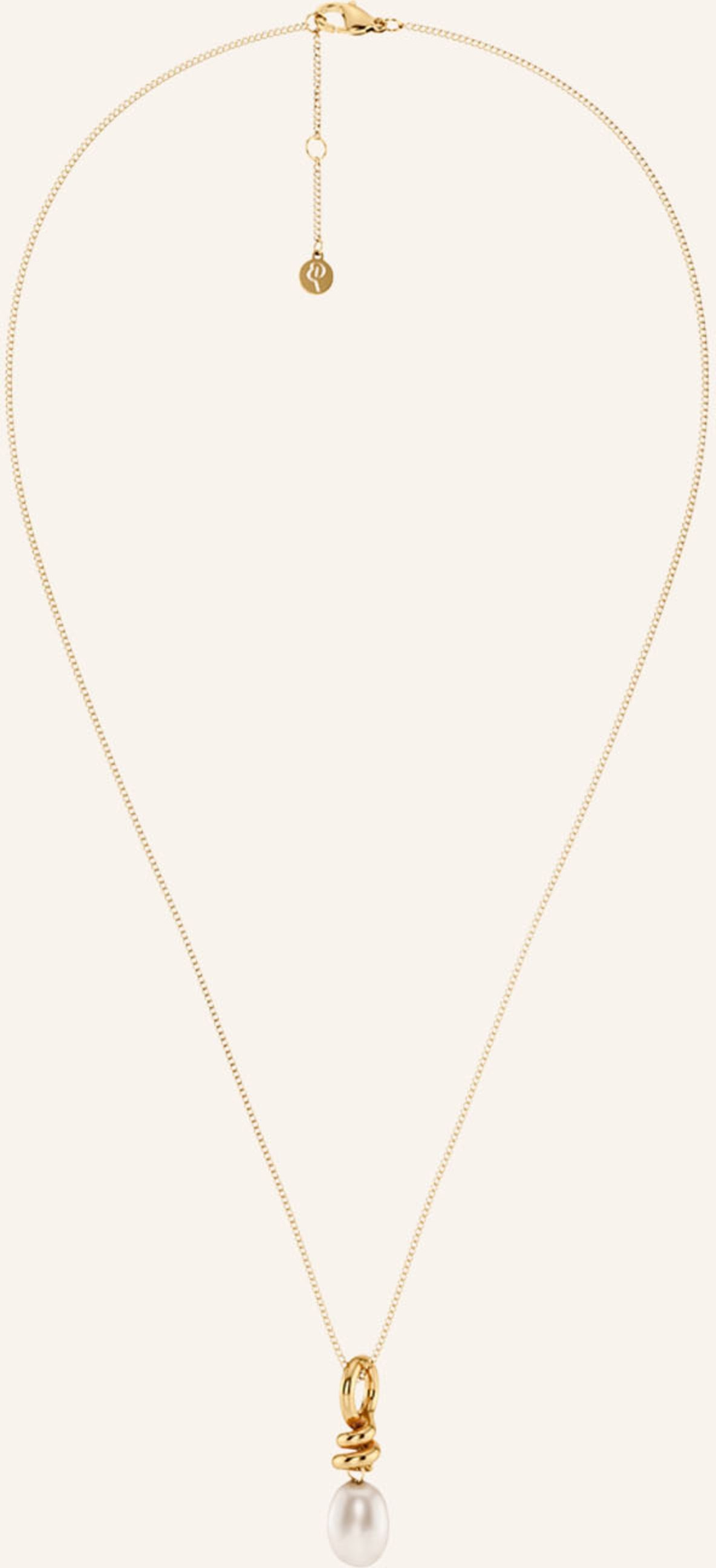 Edblad Halskette Swivel Pearl S gold