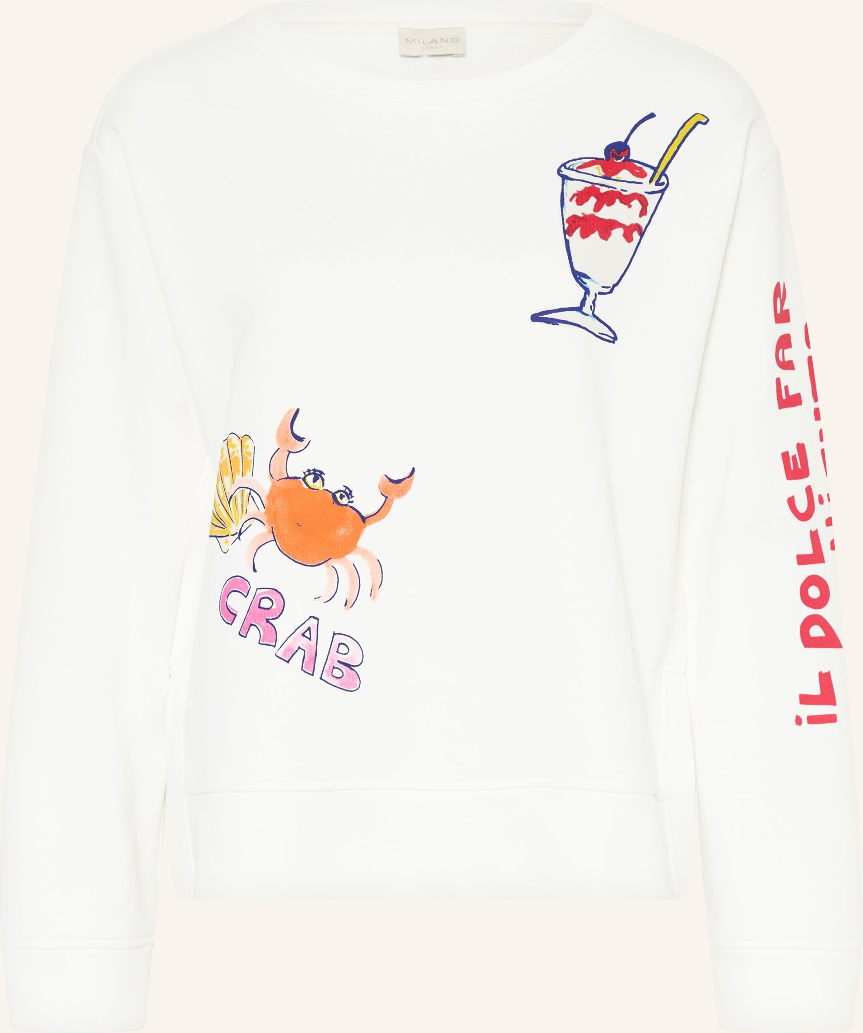Milano Italy Sweatshirt weiss