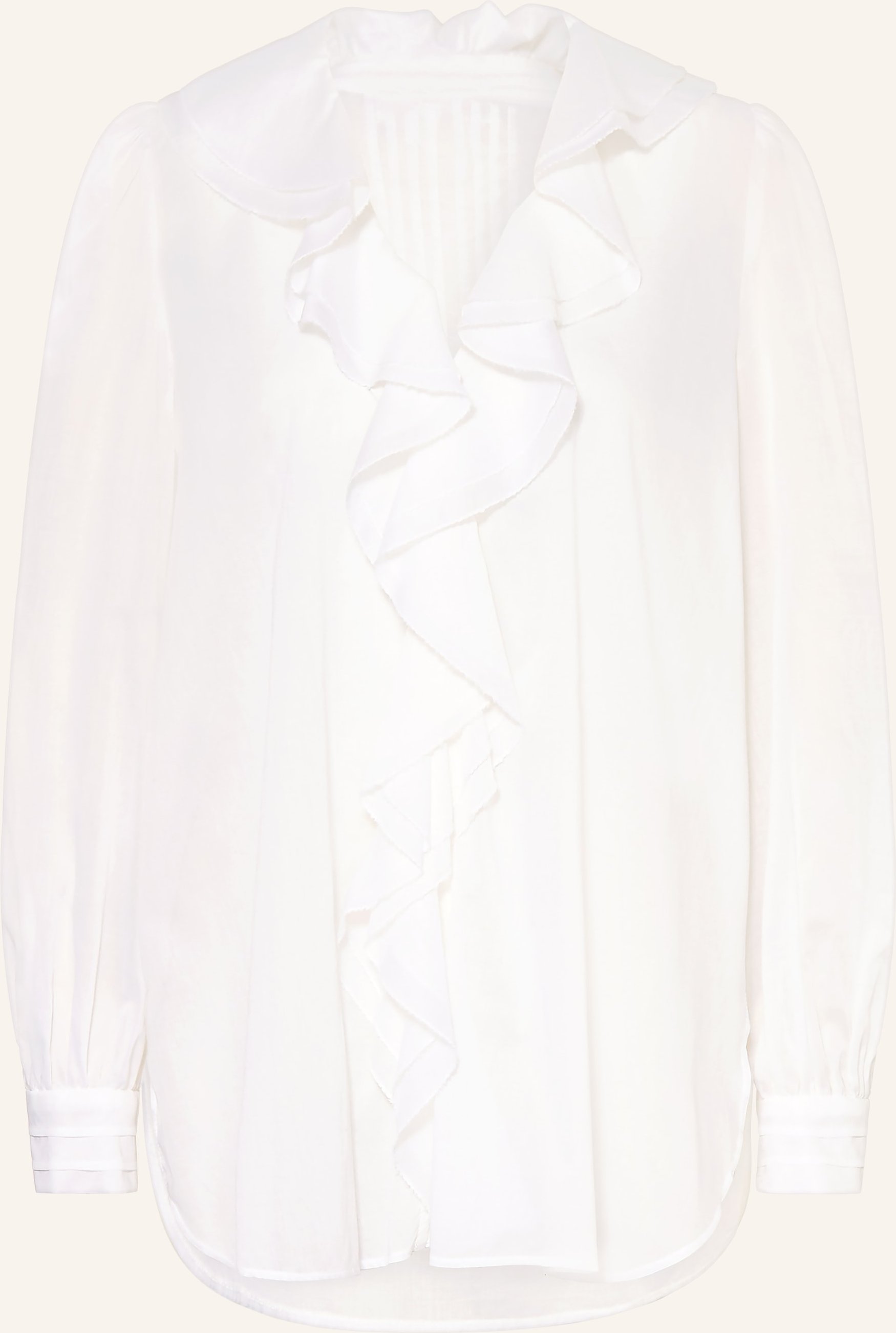 Riani Bluse Mit Volants weiss