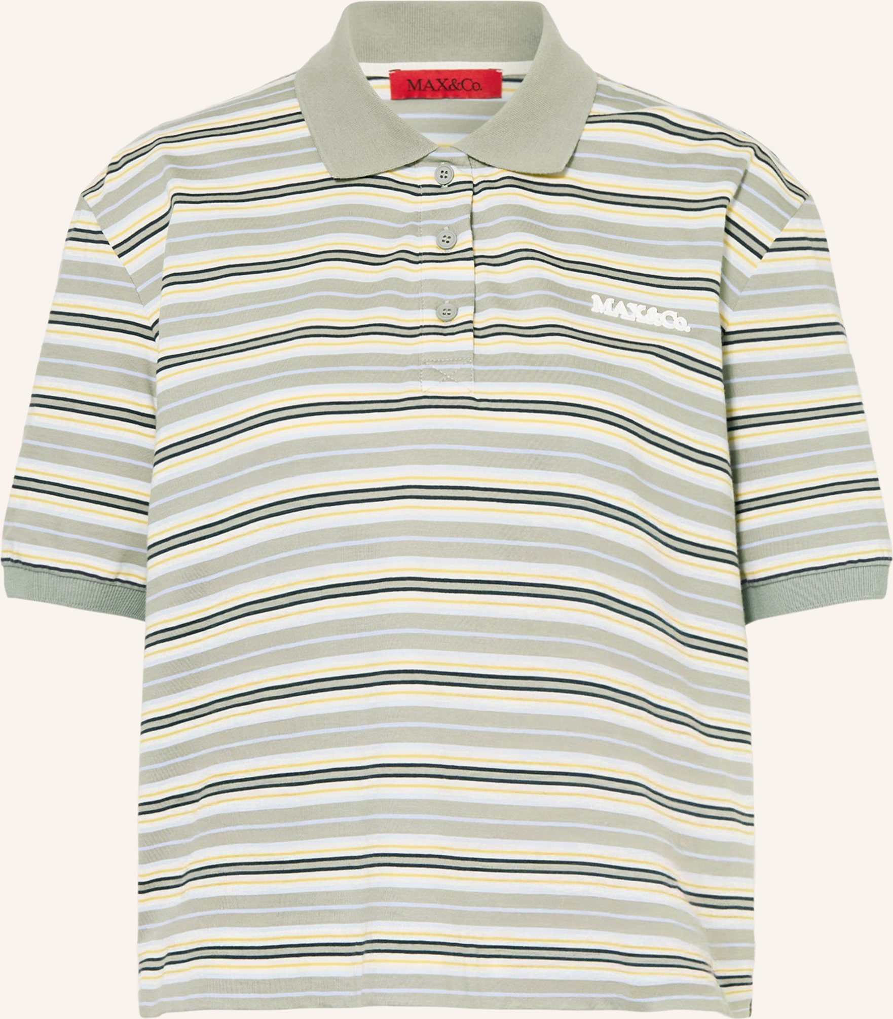 Max & Co. Jersey-Poloshirt Mandare grau
