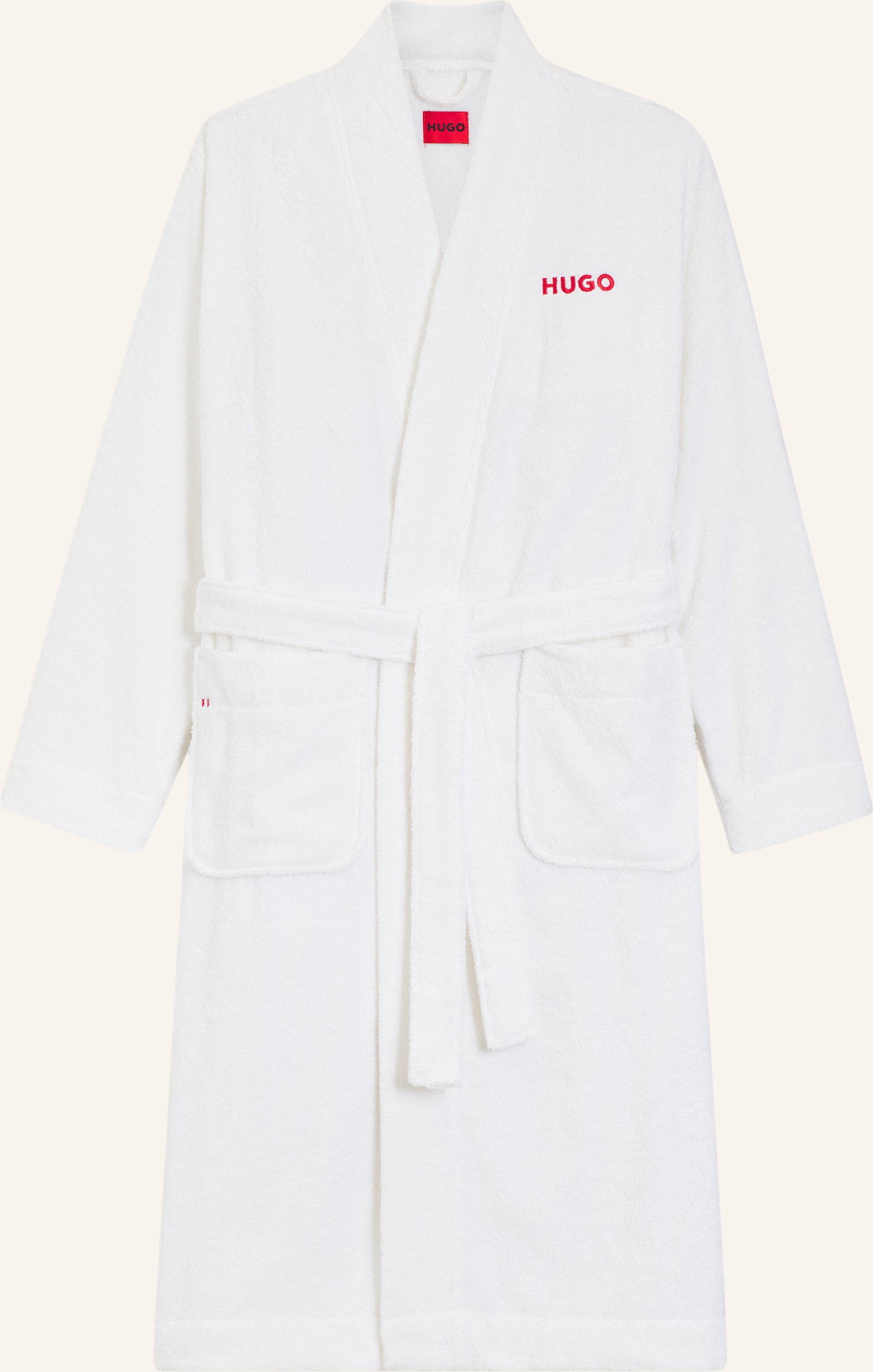 Hugo Morgenmantel Terry Gown weiss