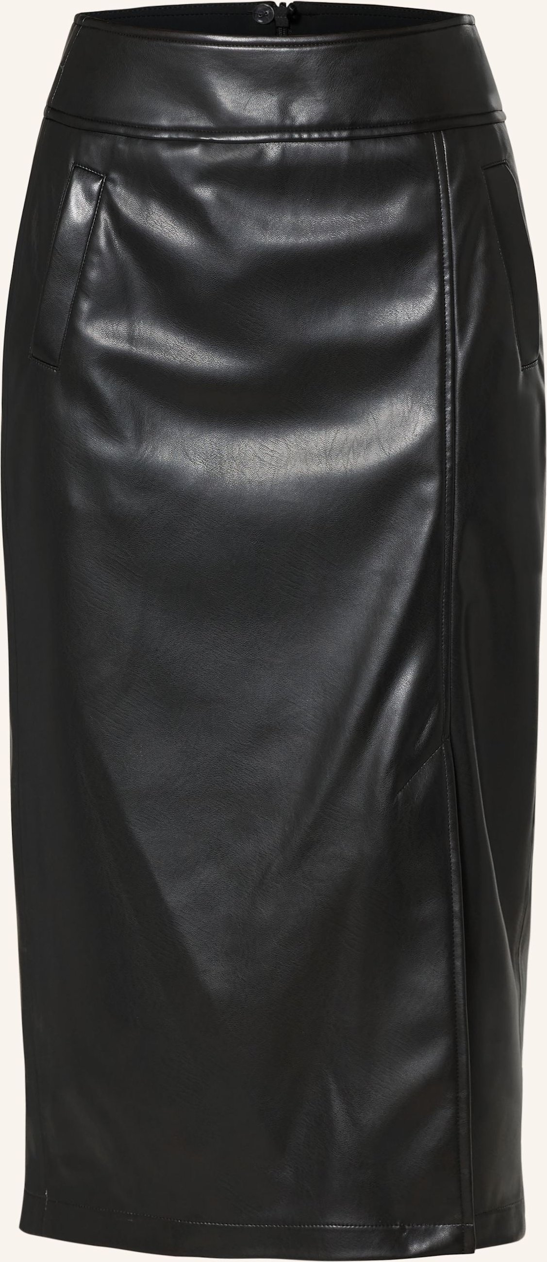 Sportalm Rock In Lederoptik schwarz