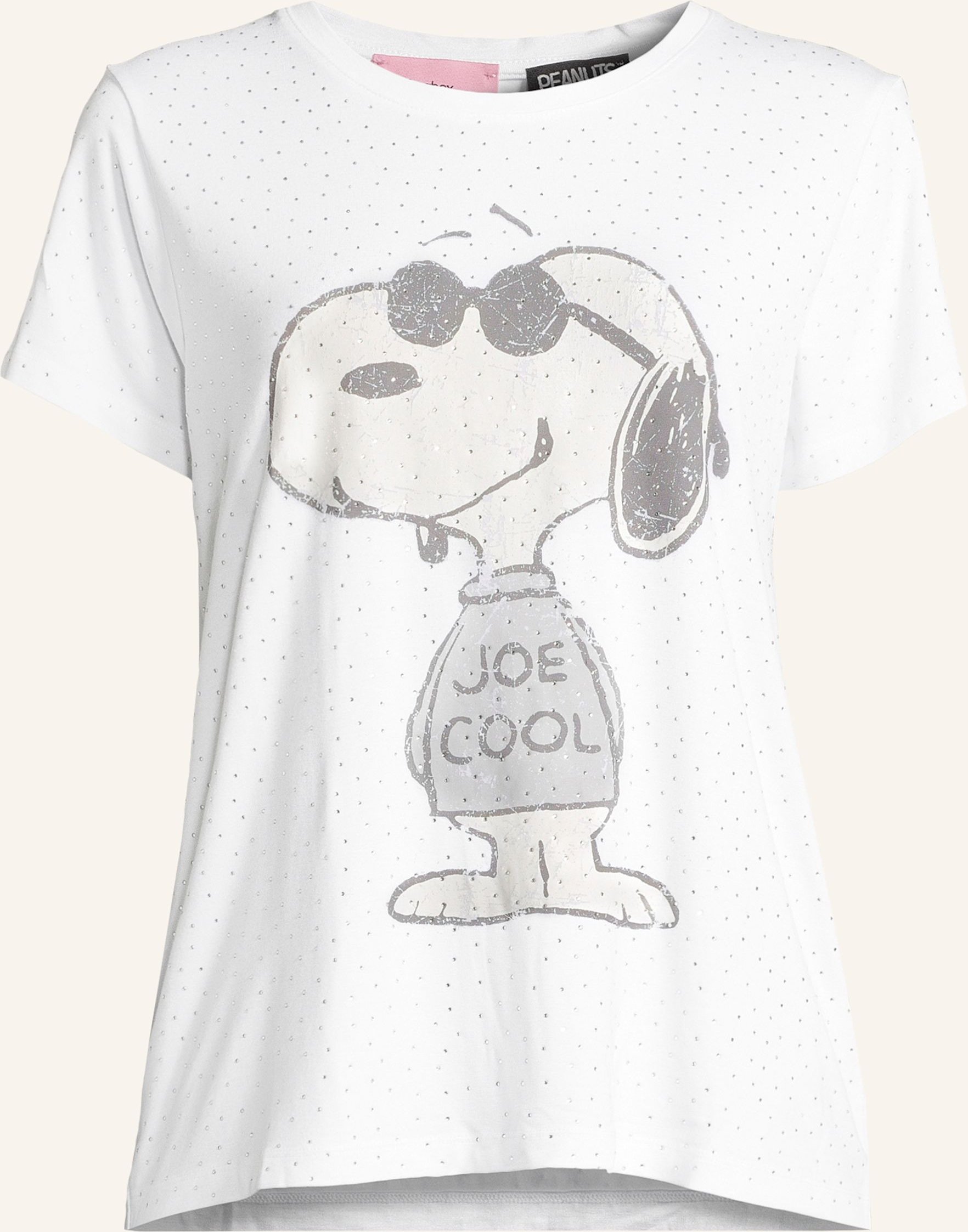 Frogbox T-Shirt Mit Schmucksteinen weiss