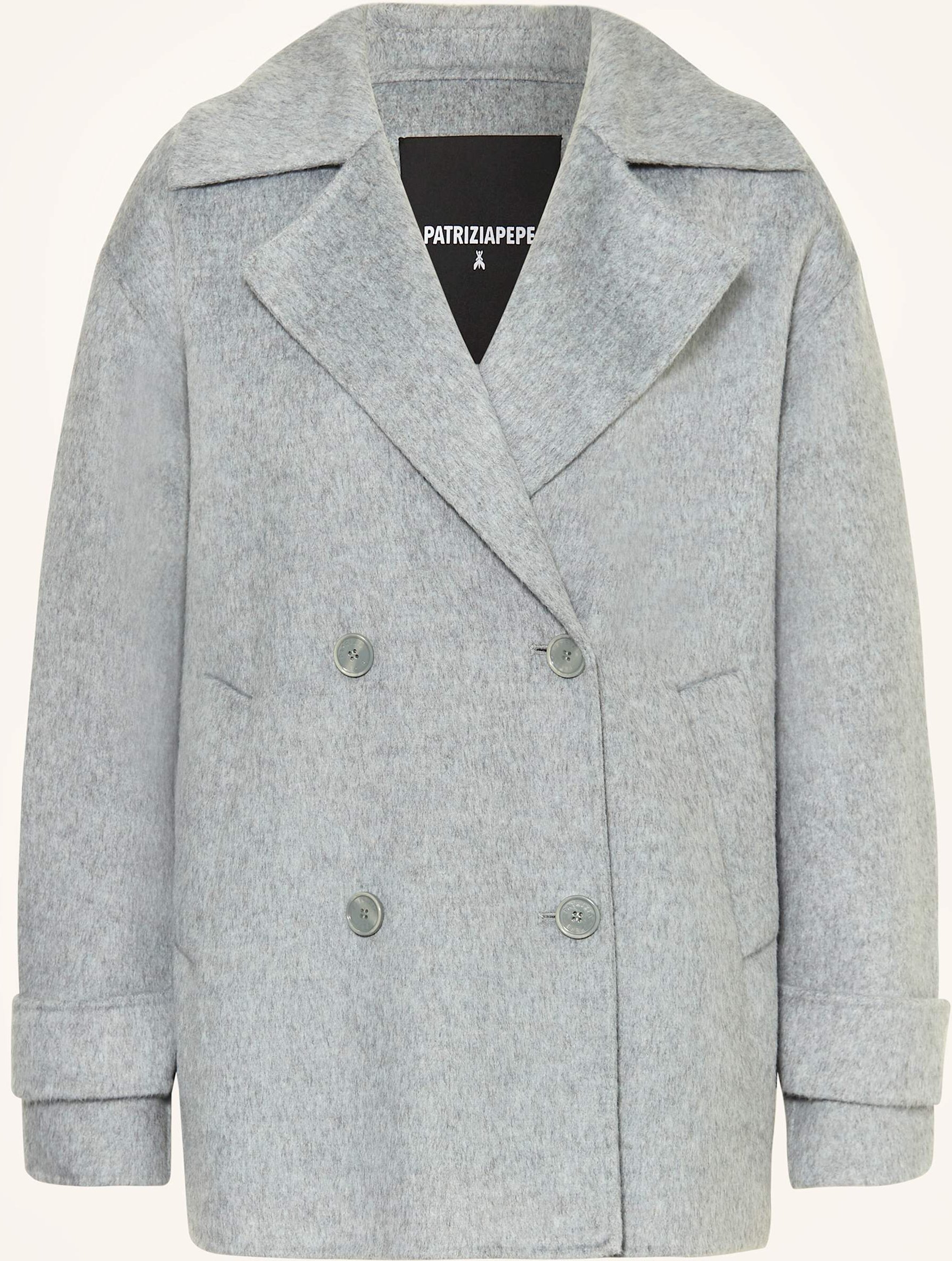 Patrizia Pepe Wollmantel grau