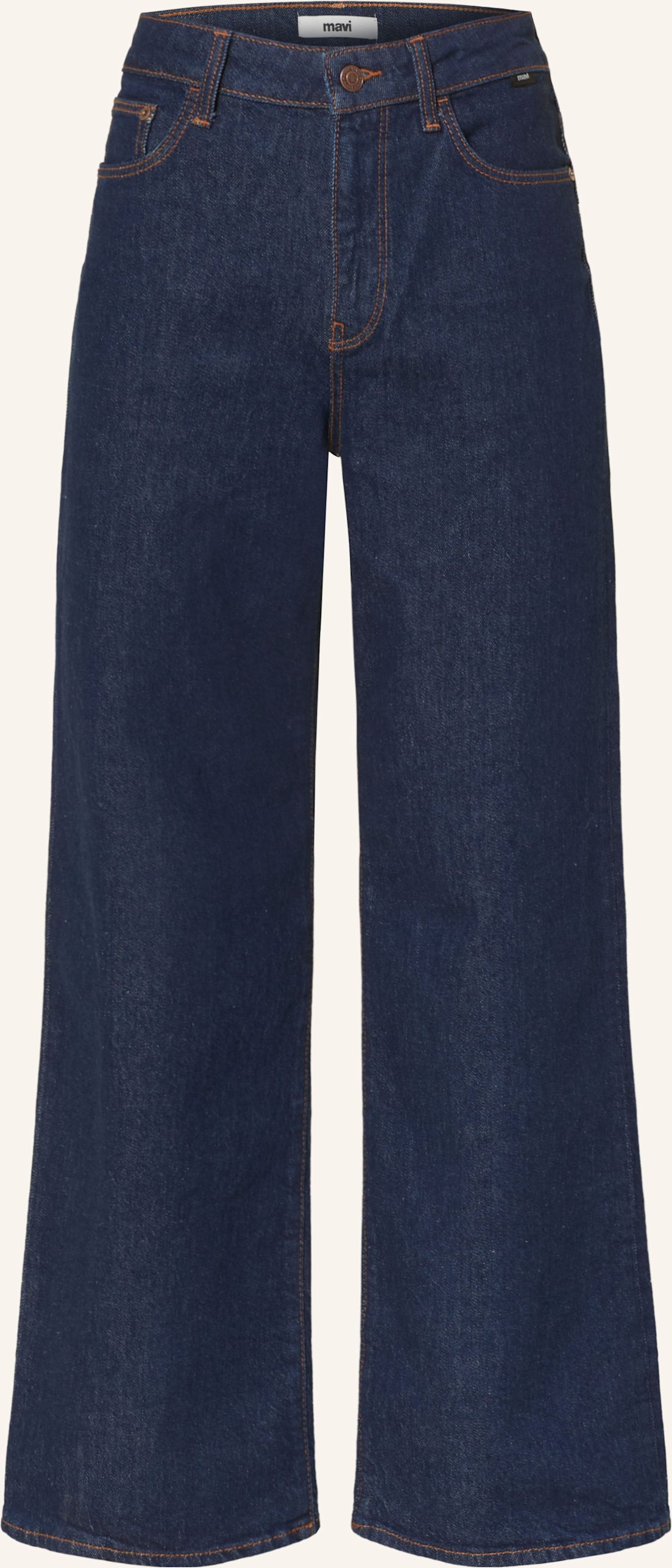 Mavi Wide Leg Jeans Malibu blau