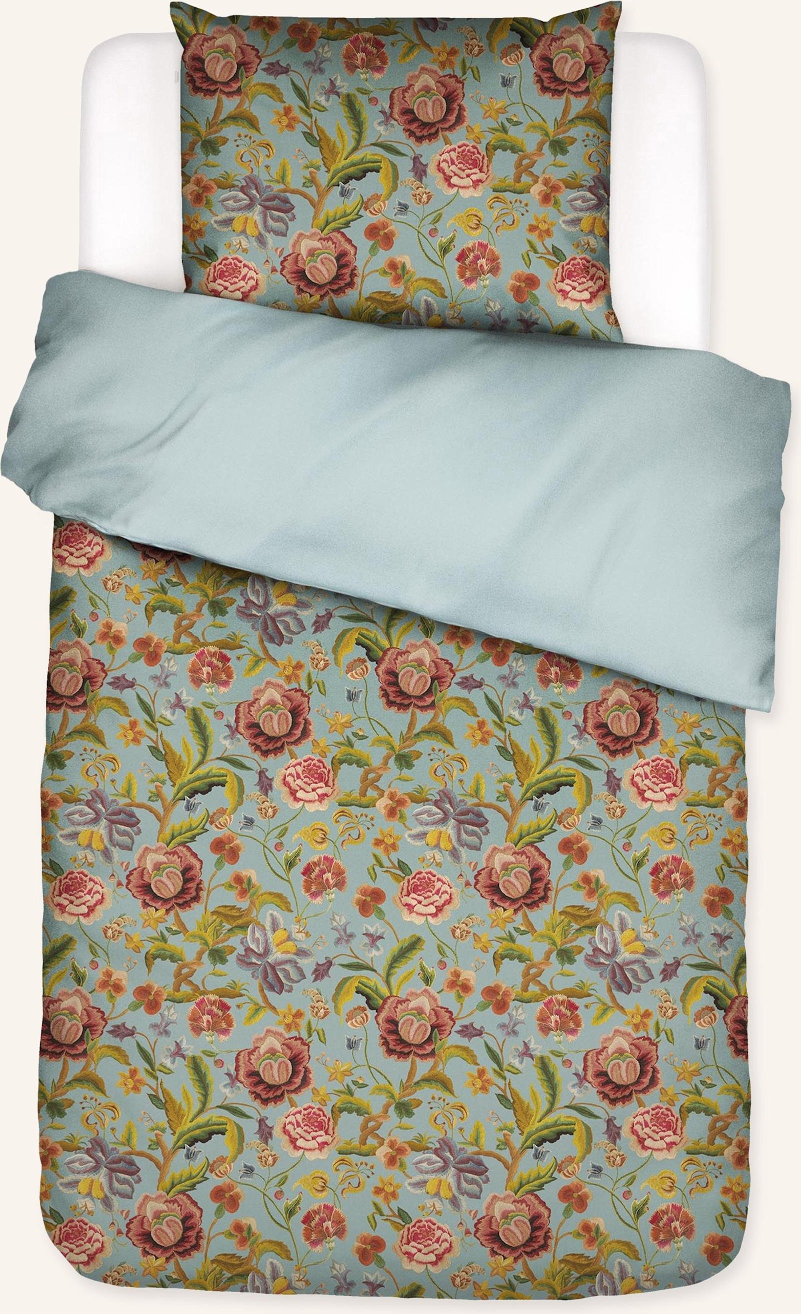 Essenza Bettwäsche Roselina gruen