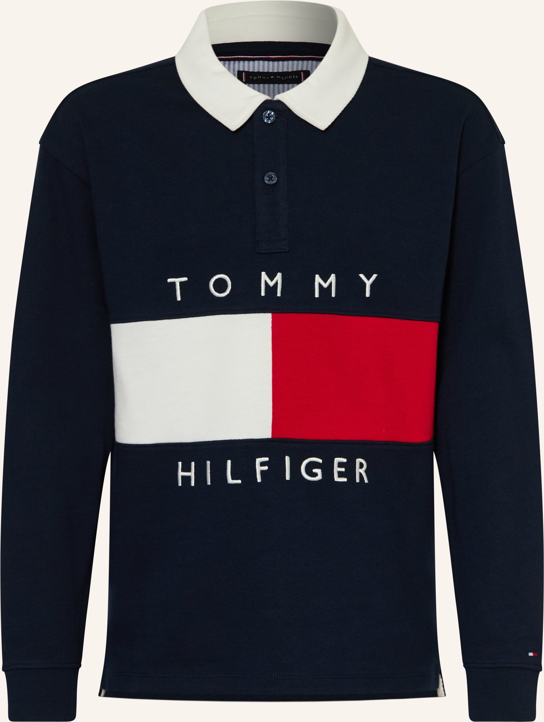 Tommy Hilfiger Jersey-Poloshirt blau