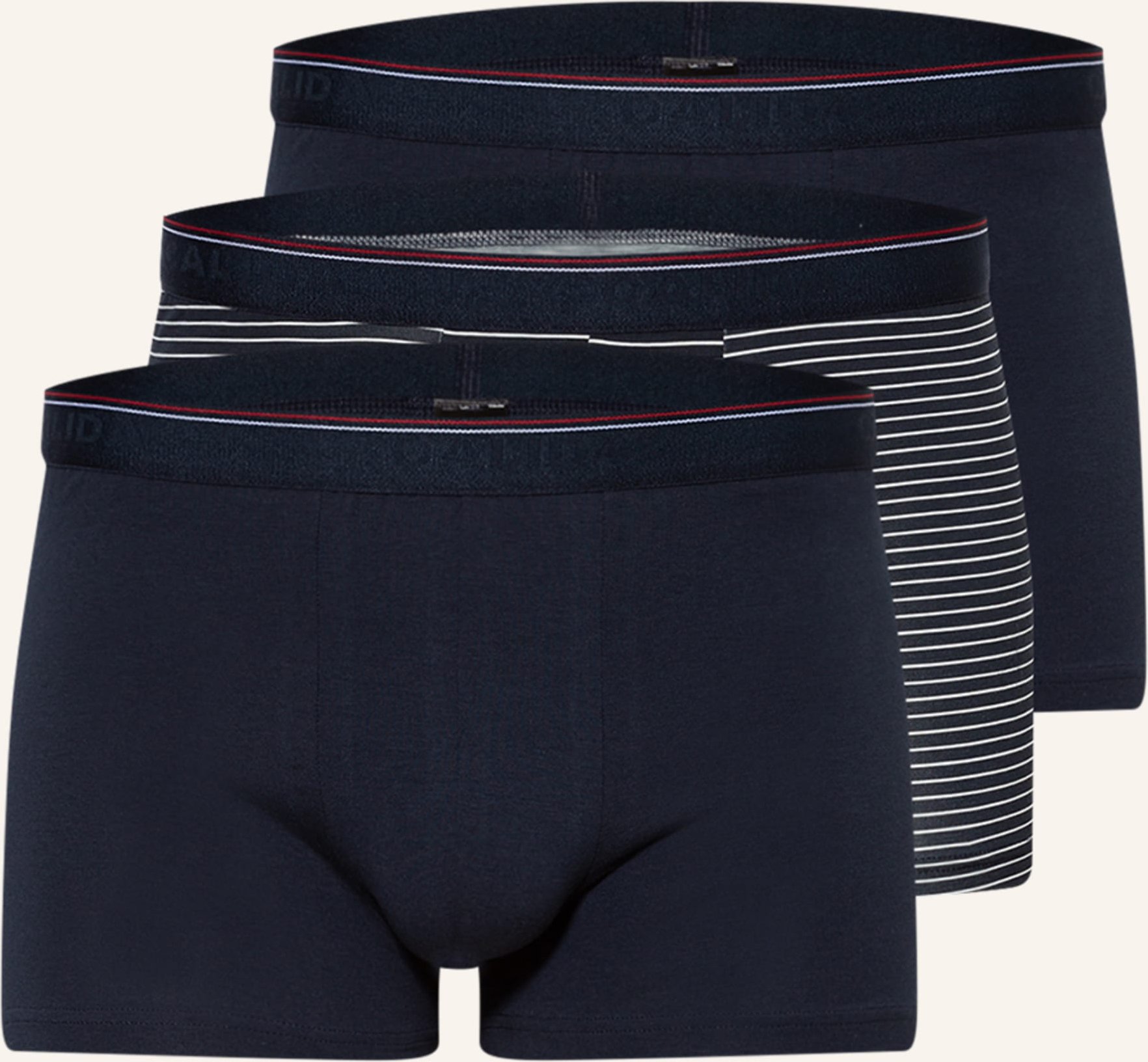 Calida 3er-Pack Boxershorts Natural Benefit blau