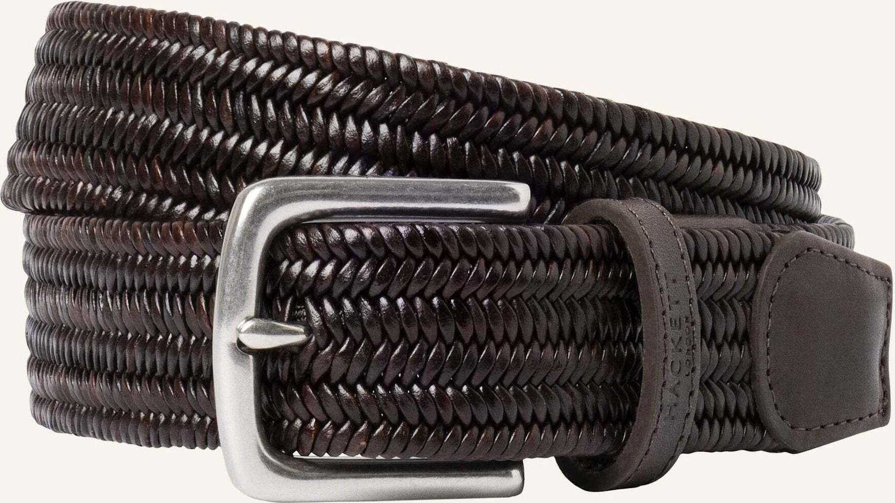 Hackett London Gürtel Tubulr Crd Plait Blt braun