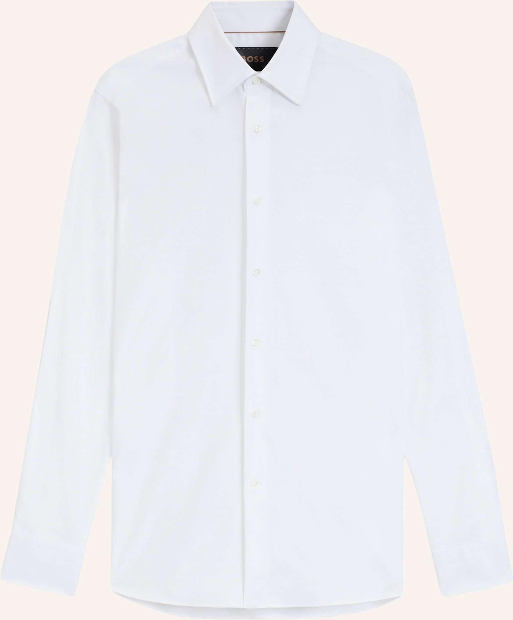 Boss Business Hemd L-Hays-Kent-c1-243 Slim Fit weiss