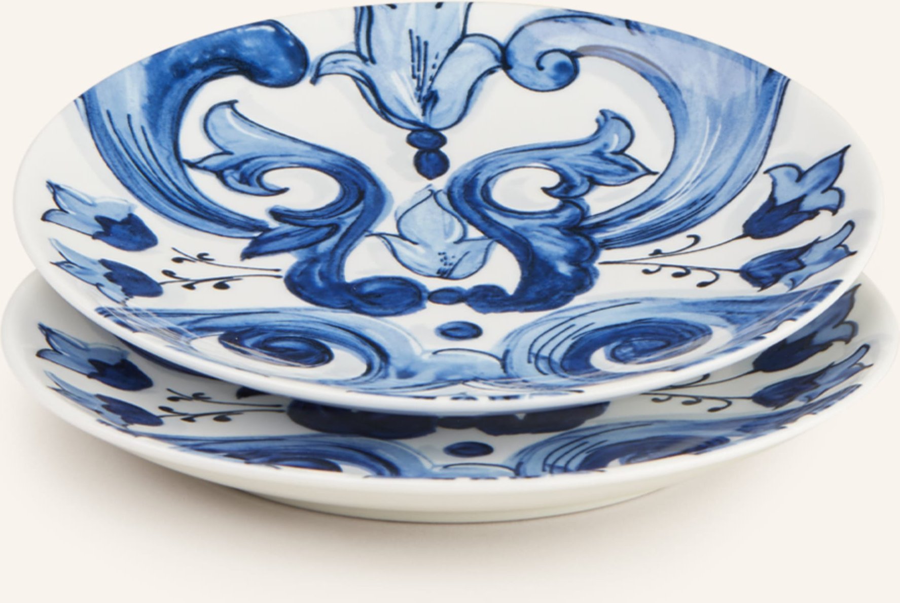 Thumbnail - Dolce & Gabbana Casa 2er-Set Dessertteller blau