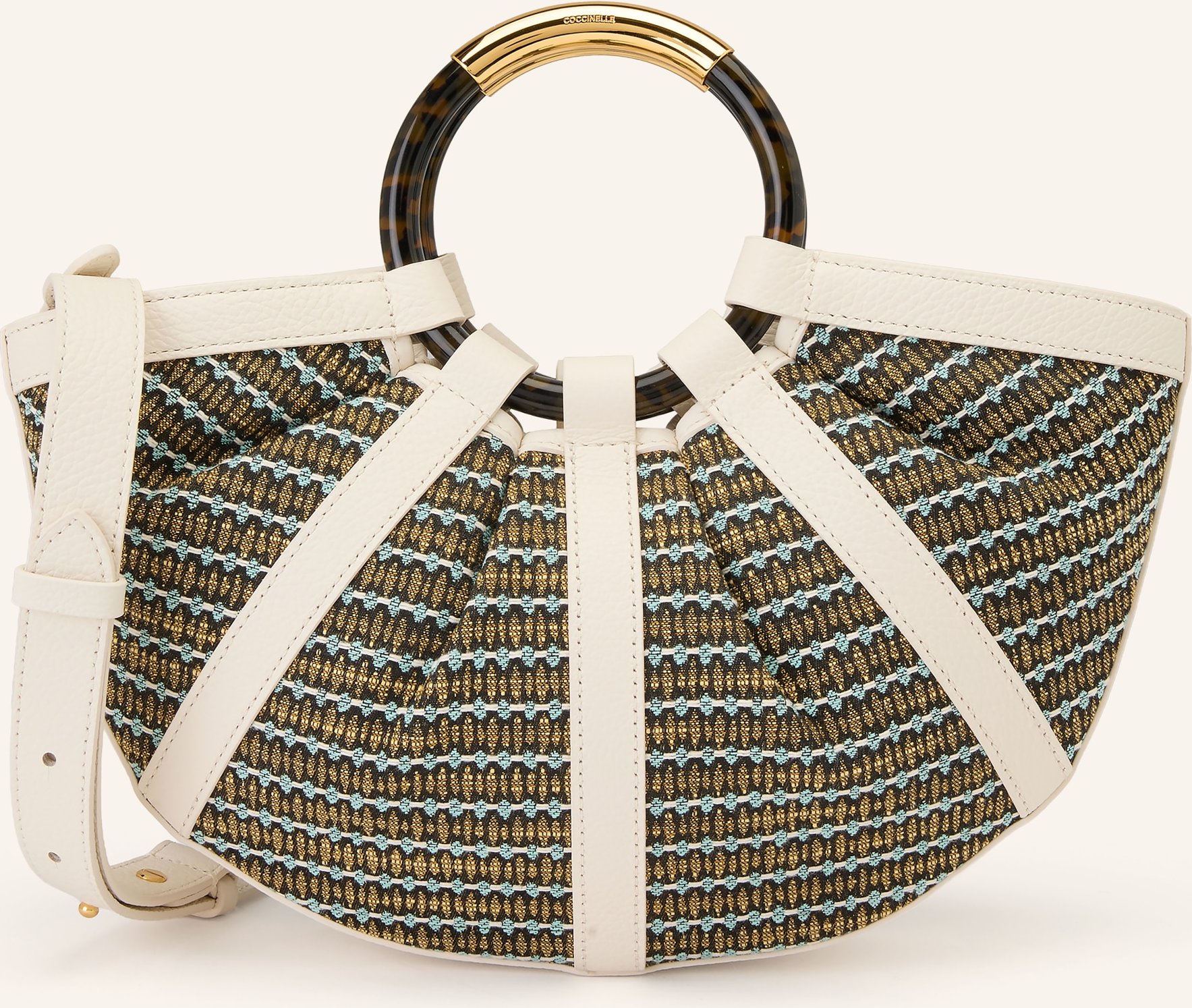 Coccinelle Handtasche Mit Pouch beige