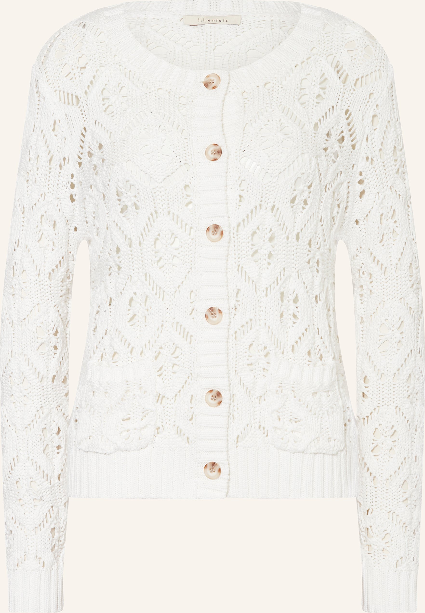 Lilienfels Strickjacke weiss