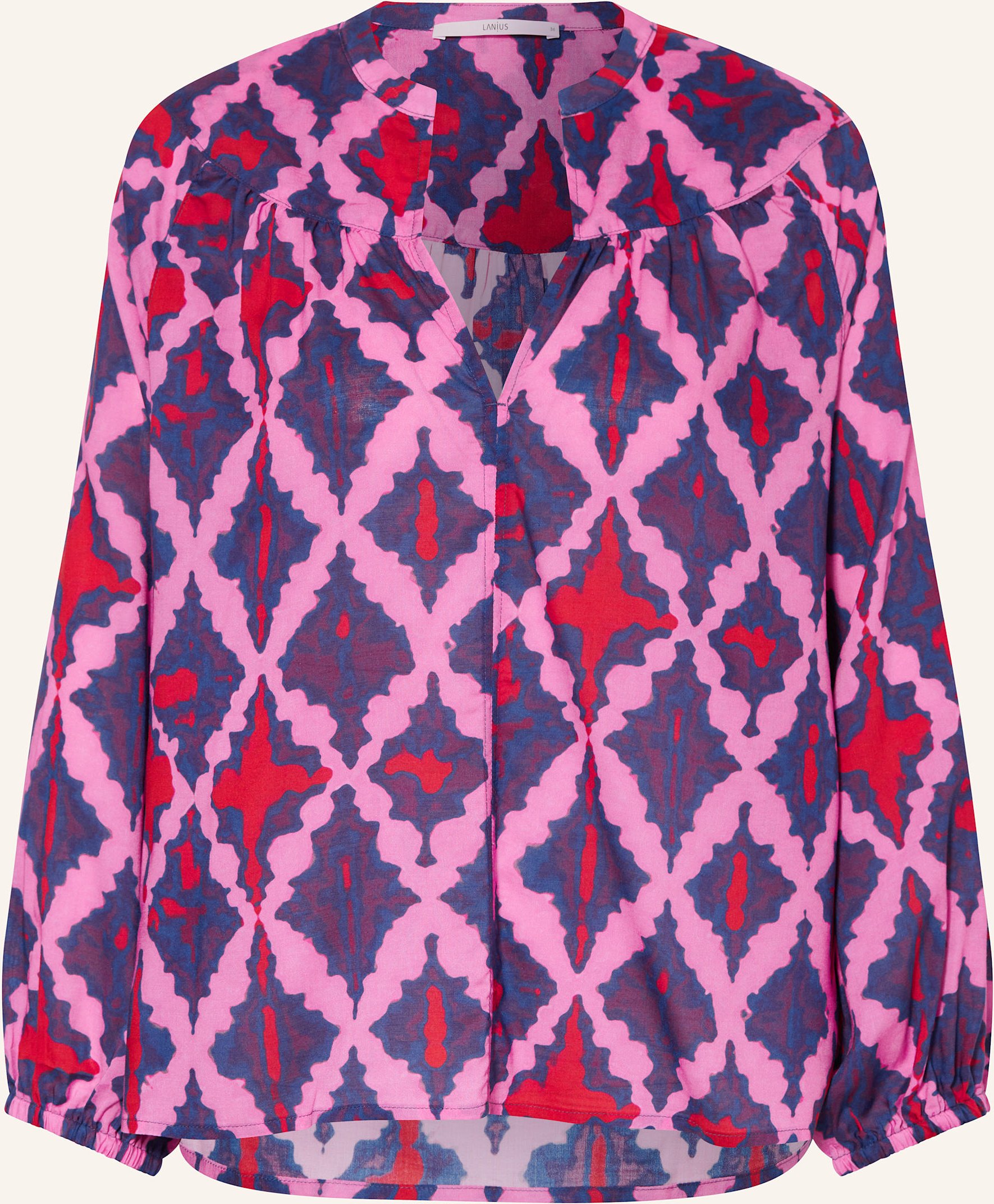 Lanius Blusenshirt Mit Seide pink