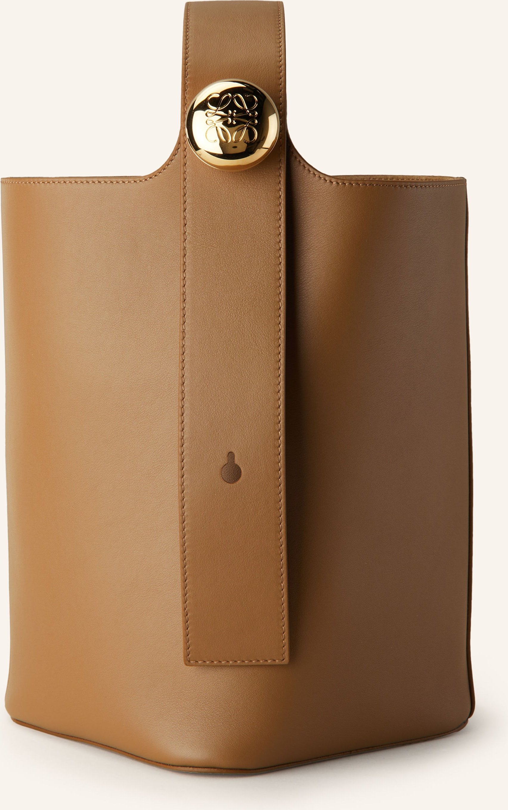 Loewe Handtasche Pebble Bucket Medium braun