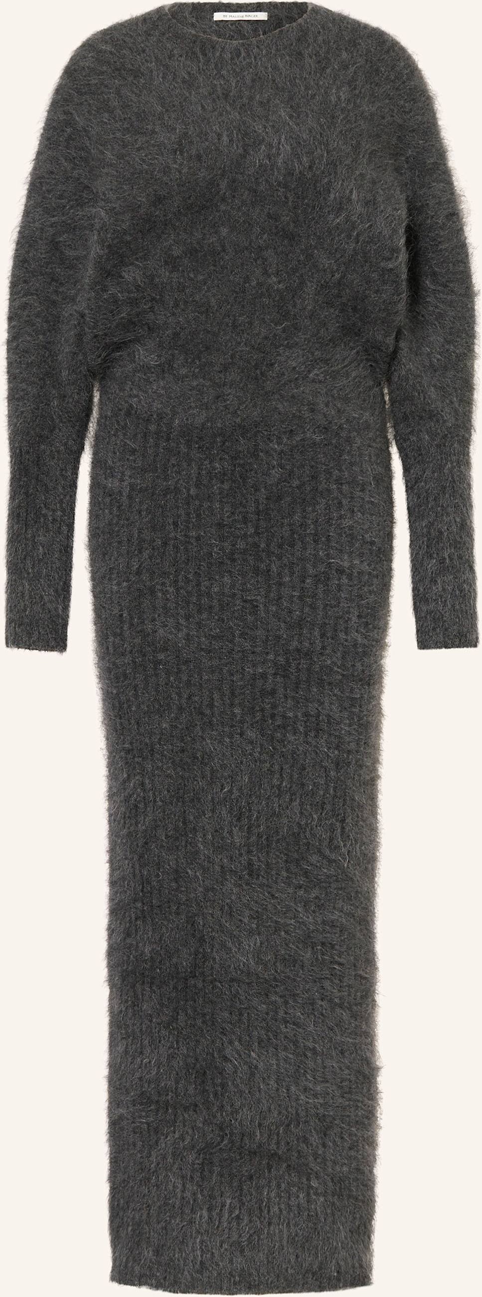 Thumbnail - By Malene Birger Strickkleid Gislaine Hairy Mit Mohair grau