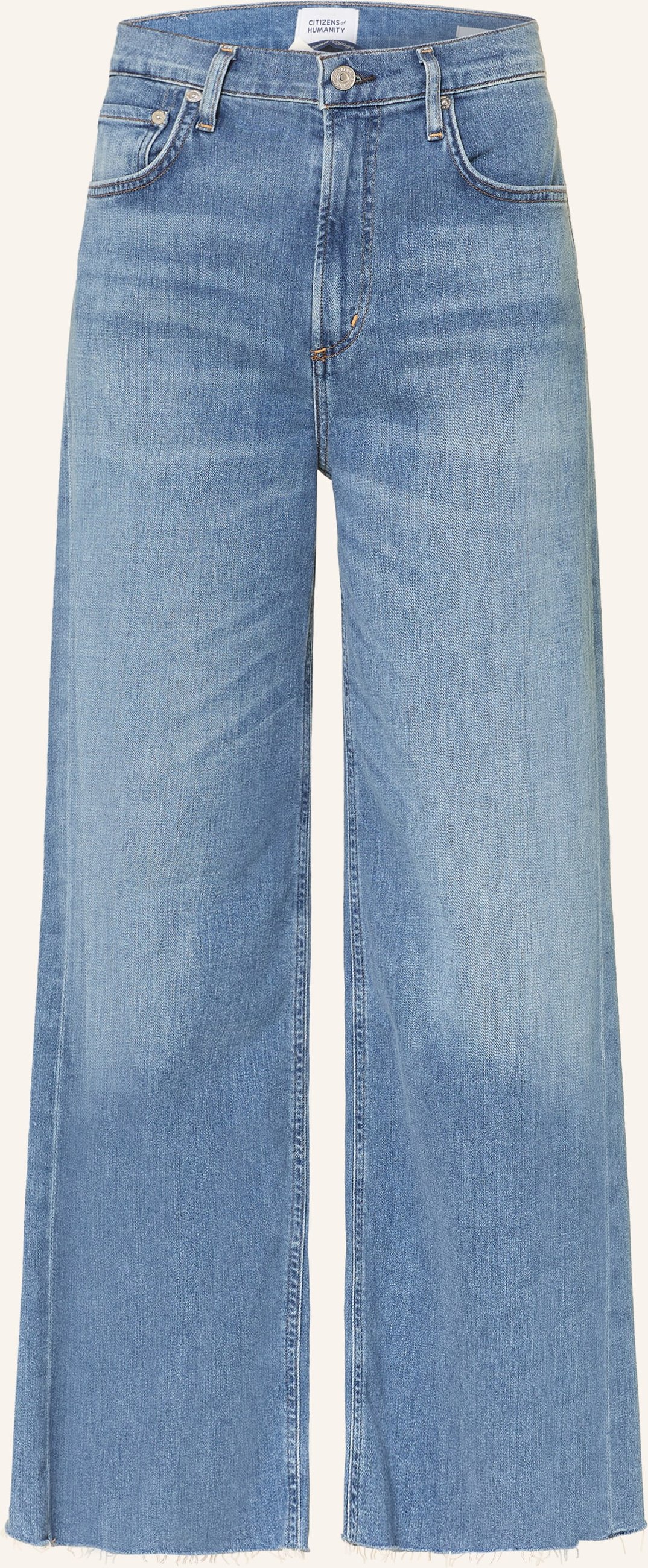 Citizens Of Humanity Wide Leg Jeans Lyra Crop blau