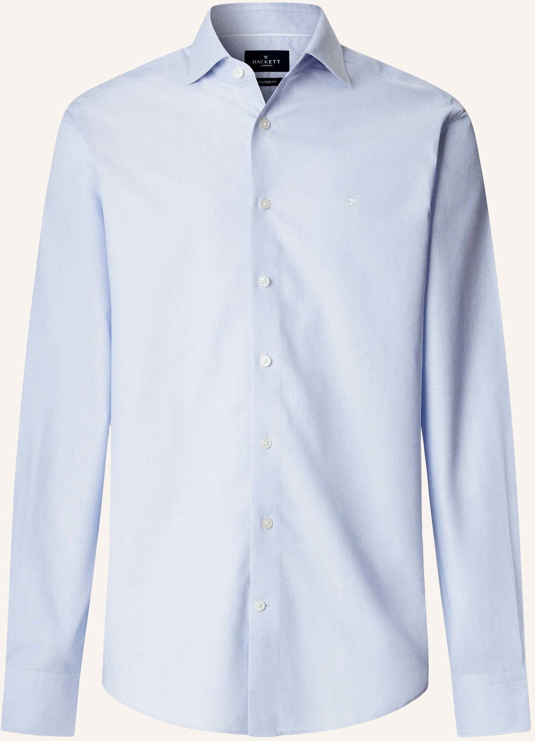 Hackett London Freizeithemd Ess Texture blau