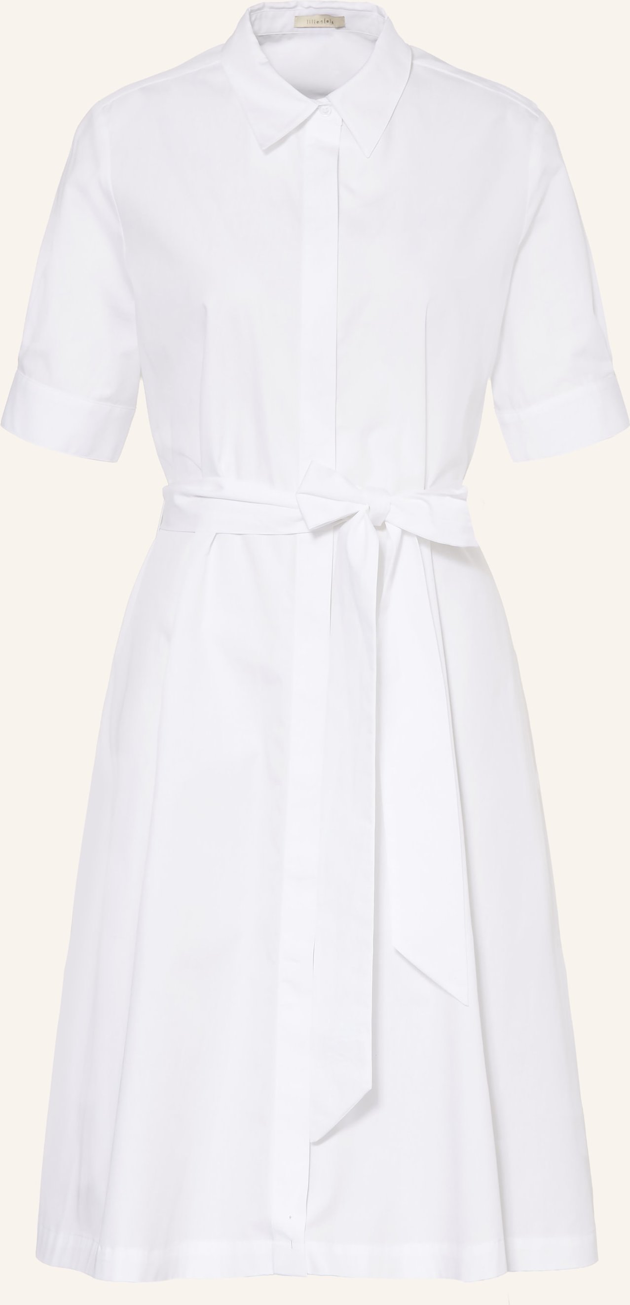 Lilienfels Hemdblusenkleid weiss