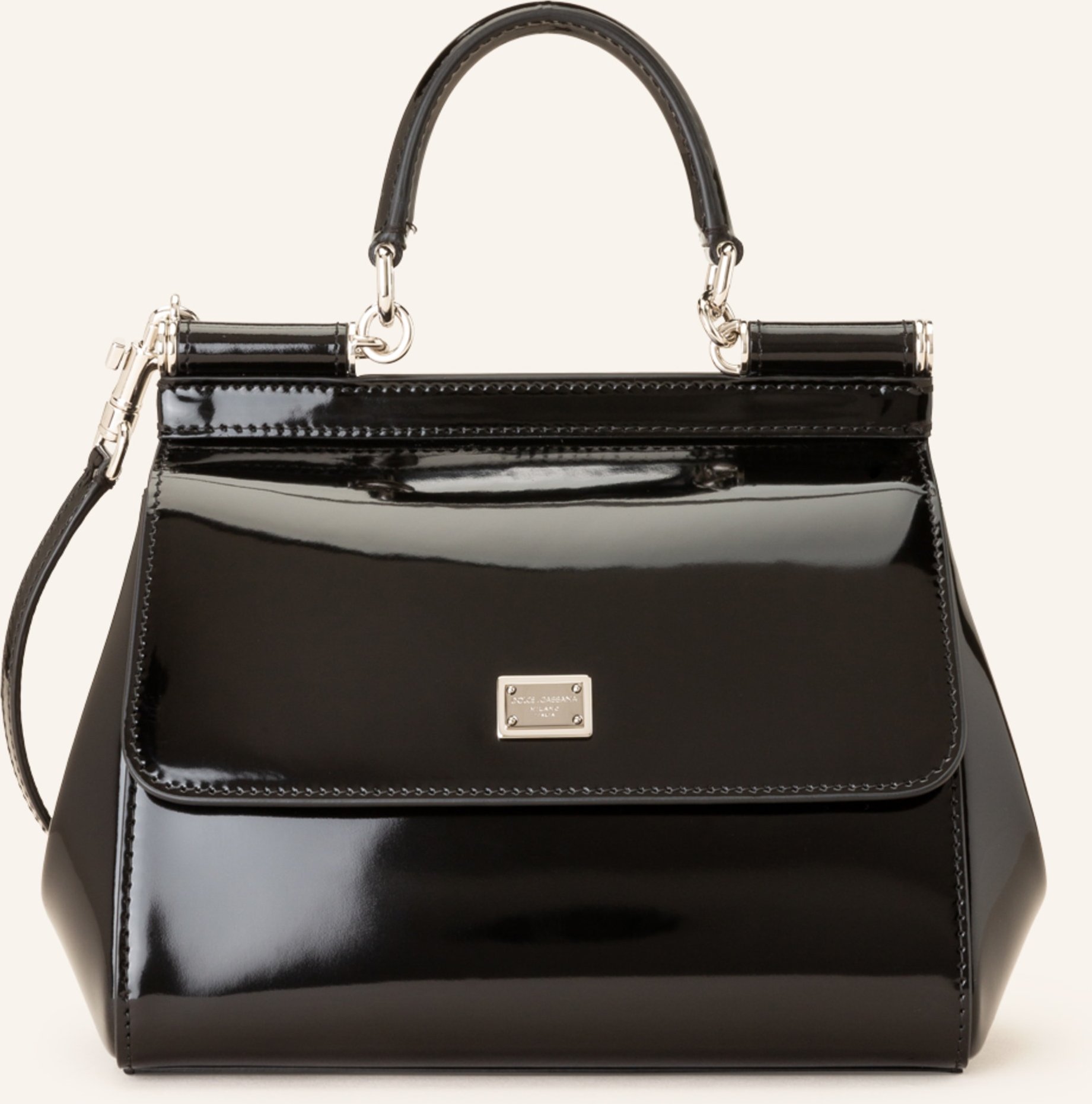 Dolce & Gabbana Handtasche Sicily schwarz