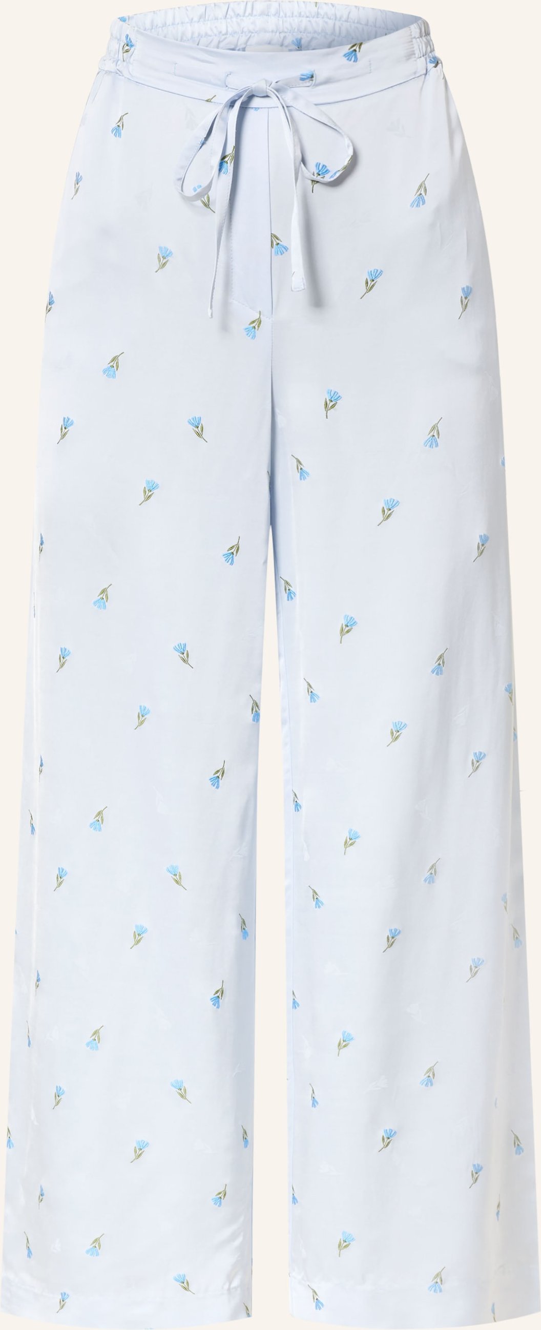 Claudie Pierlot Marlenehose Aus Satin blau