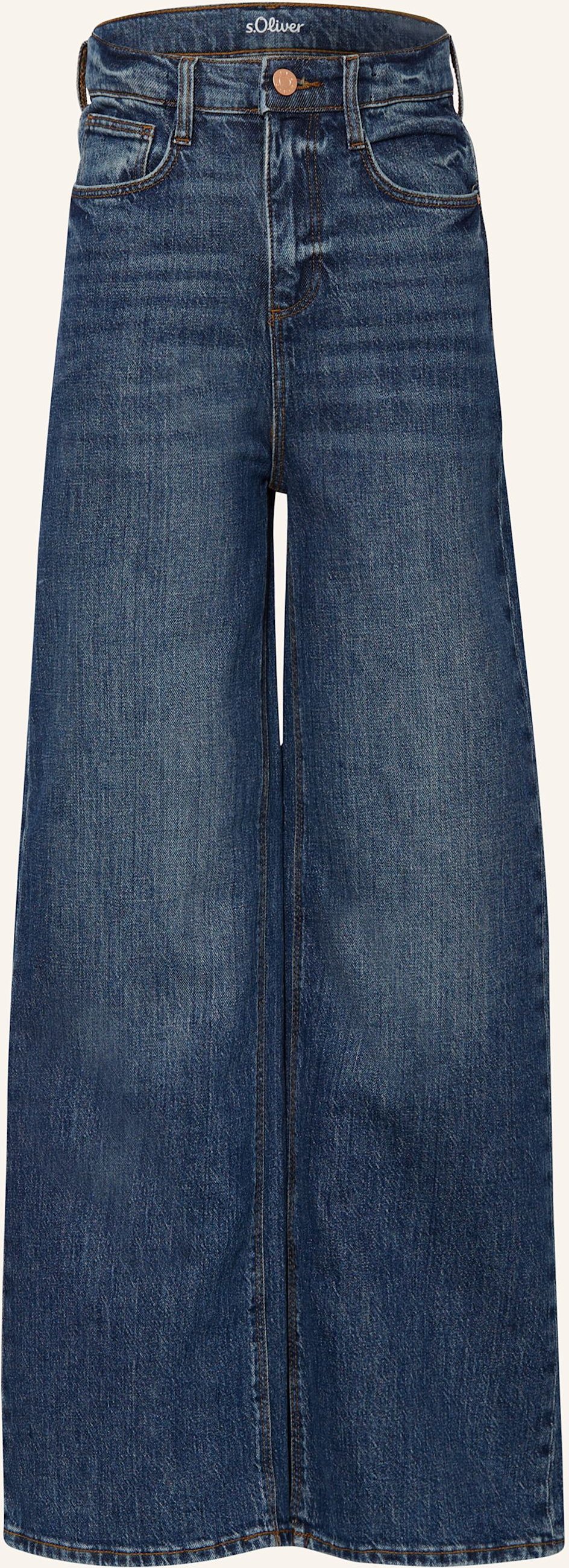 Thumbnail - S.Oliver Red Jeans Wide Leg Fit blau