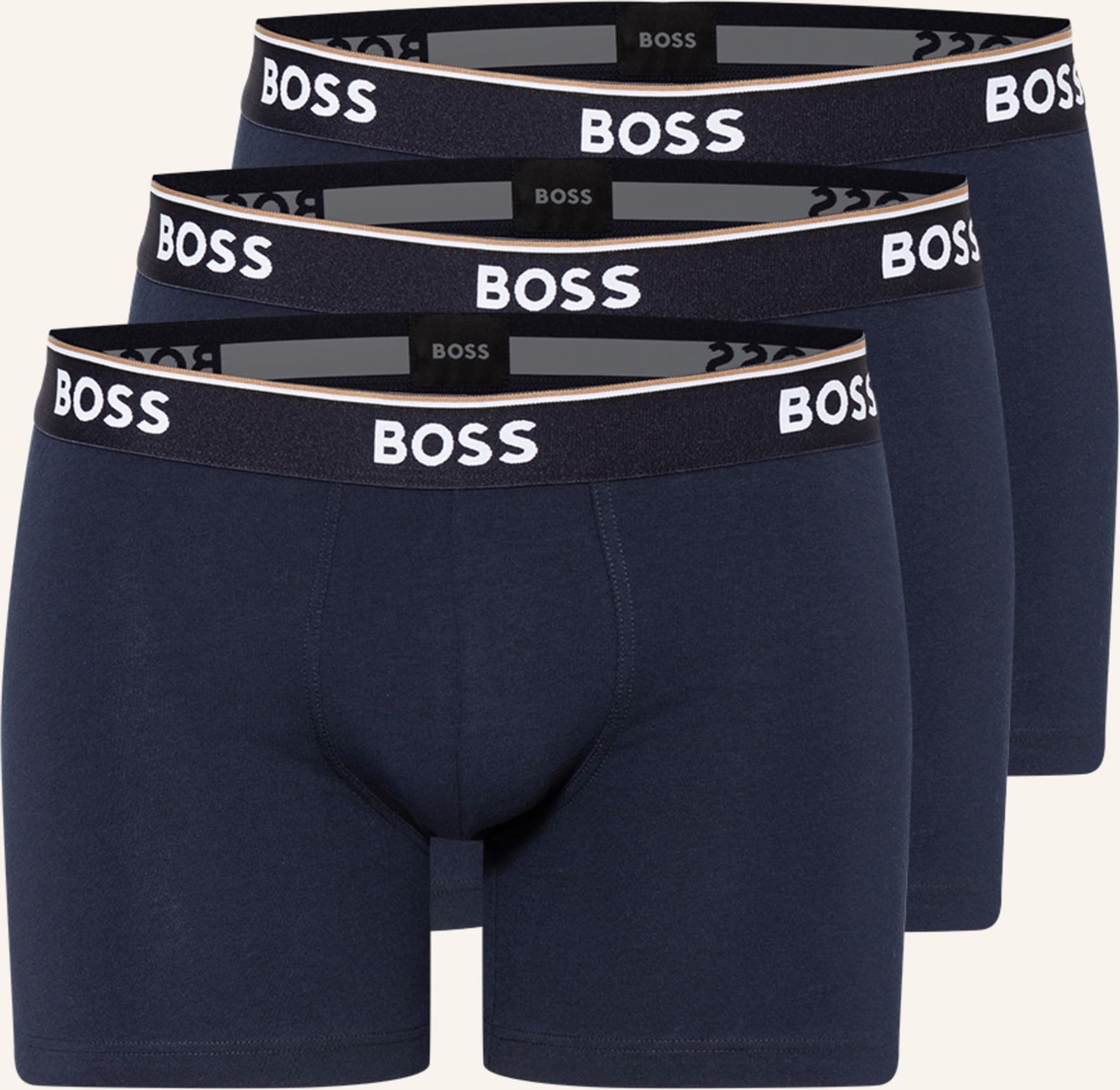 Thumbnail - Boss 3er-Pack Boxershorts Power blau