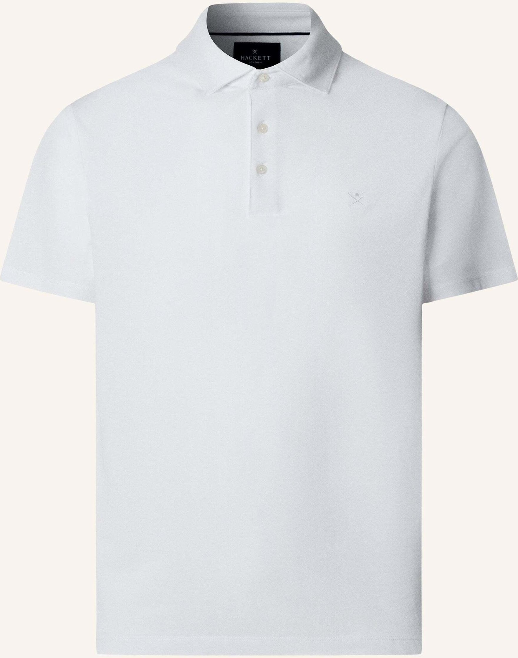 Hackett London Poloshirt Oxford Pique Polo Ss weiss