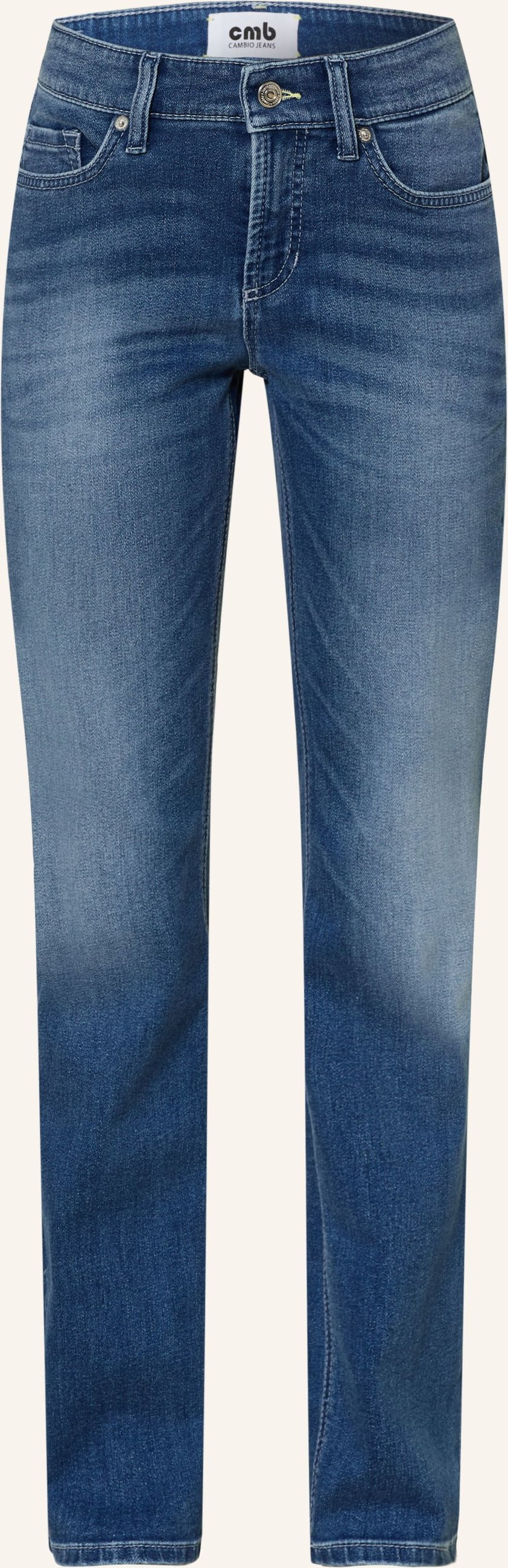 Cambio Slim Fit Jeans Piper blau