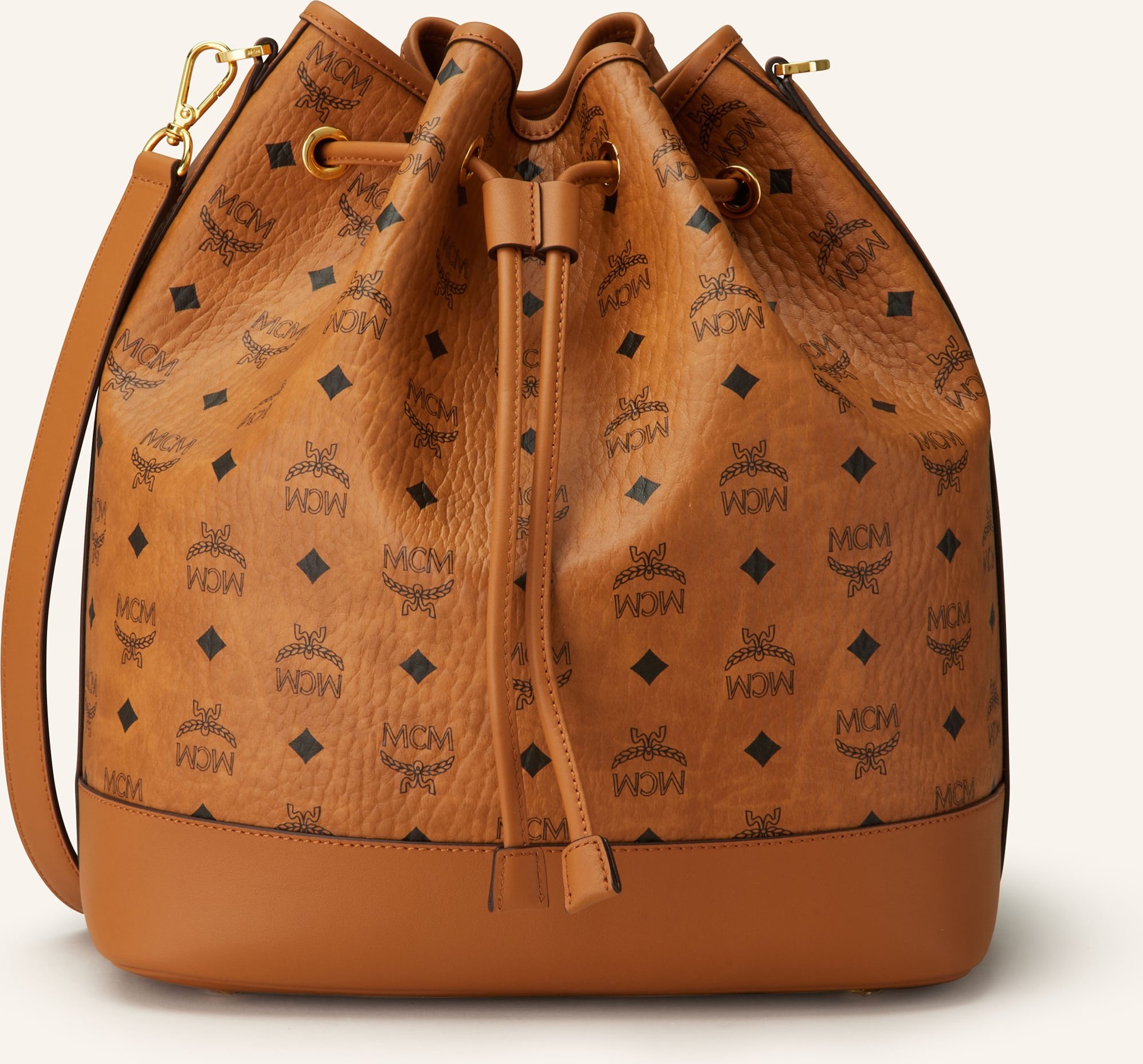 Mcm Beuteltasche Dessau Vi Mit Herausnehmbarer Pouch braun