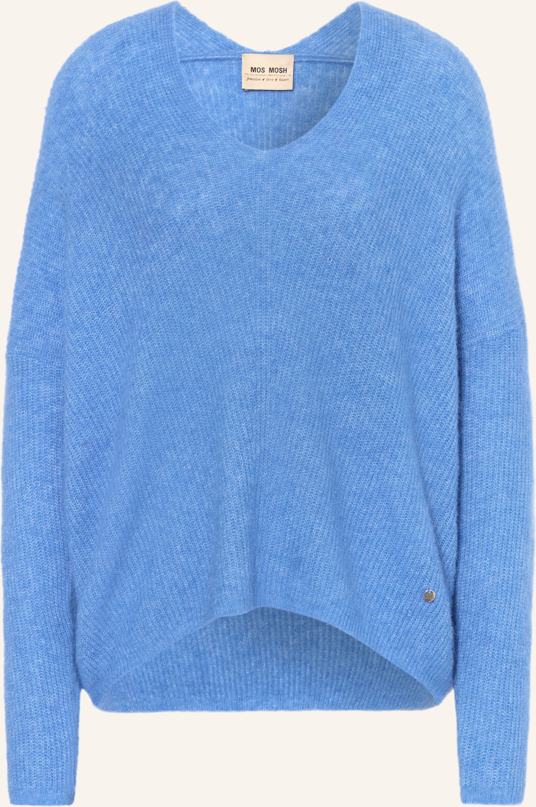 Mos Mosh Pullover Thora Mit Alpaka blau