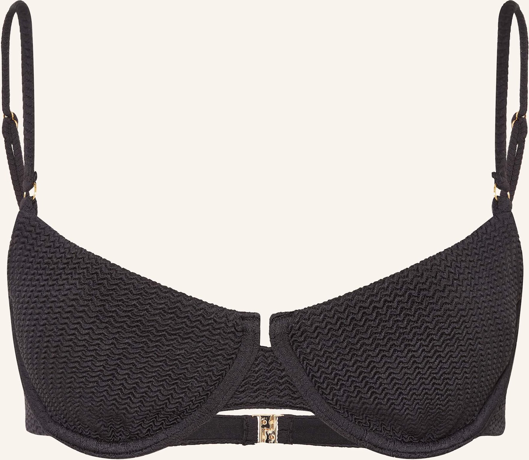 Seafolly Bügel-Bikini-Top Sea Dive schwarz