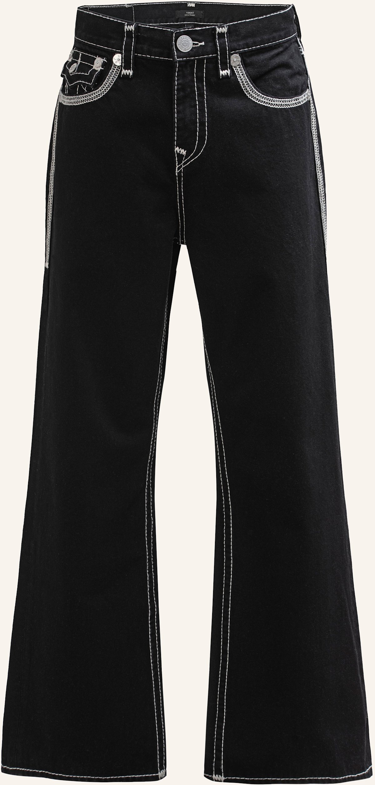 True Religion Jeans Vinny Baggy schwarz