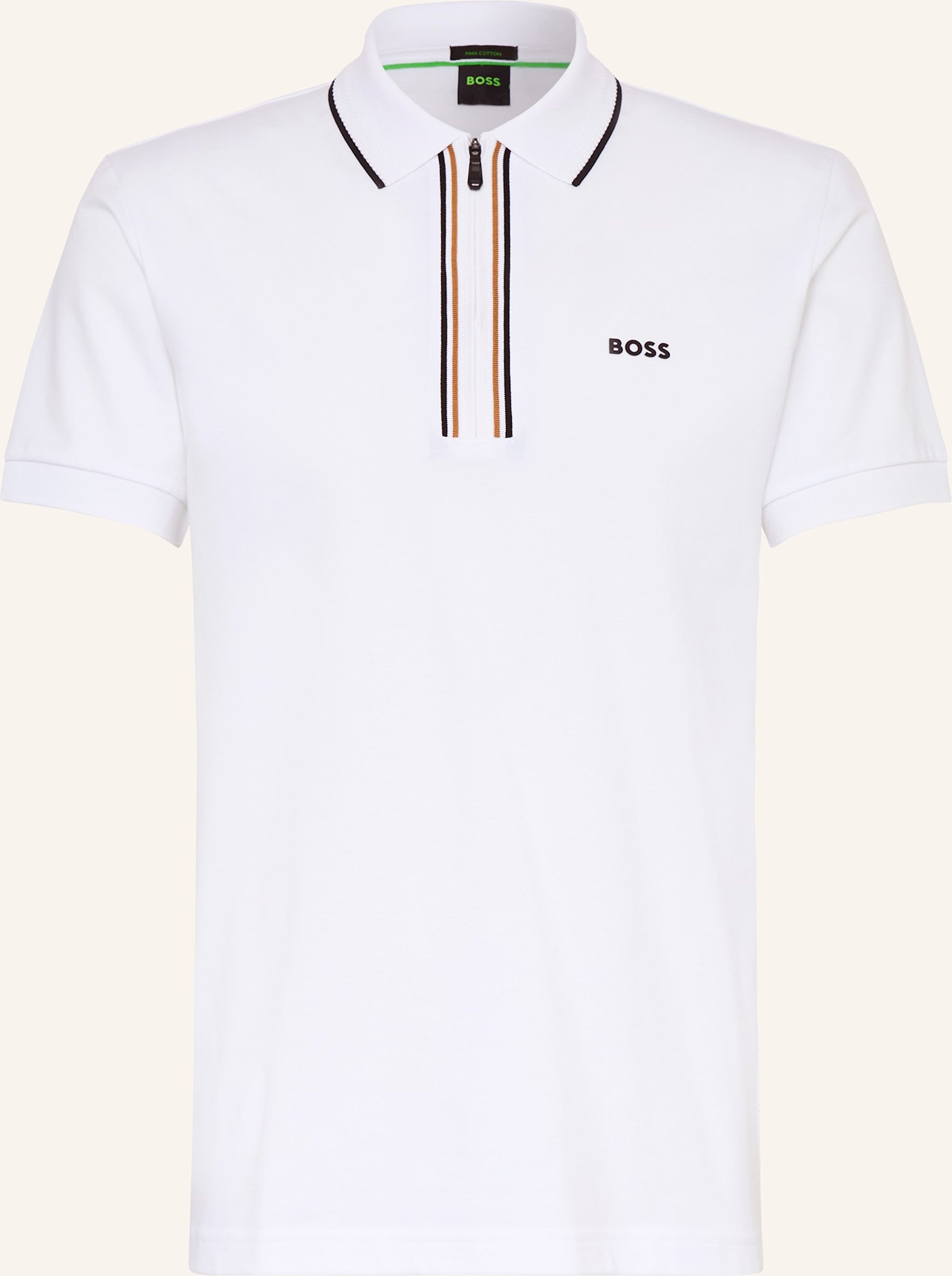 Thumbnail - Boss Funktions-Poloshirt Philix Goc weiss