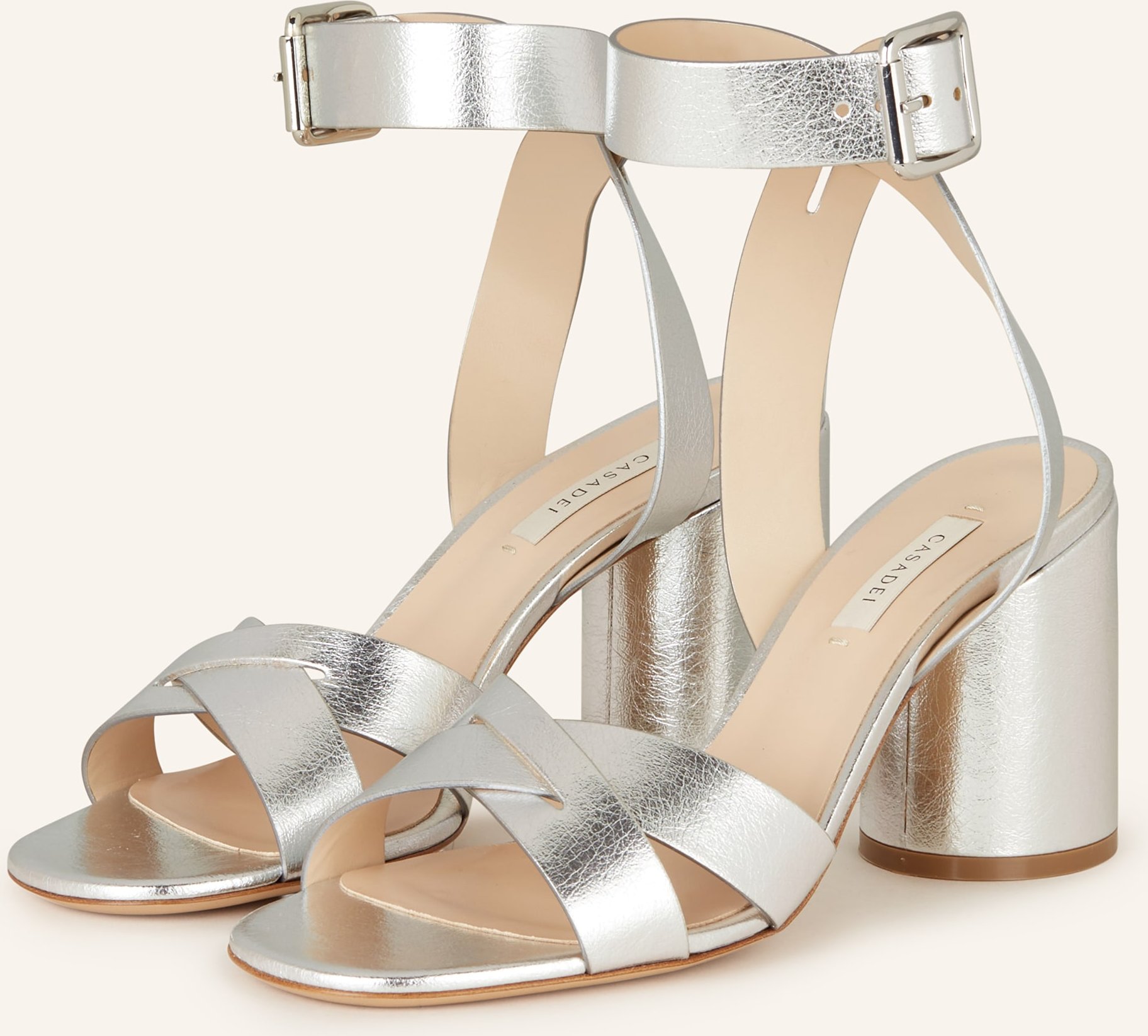 Casadei Sandaletten Cleo Emily silber
