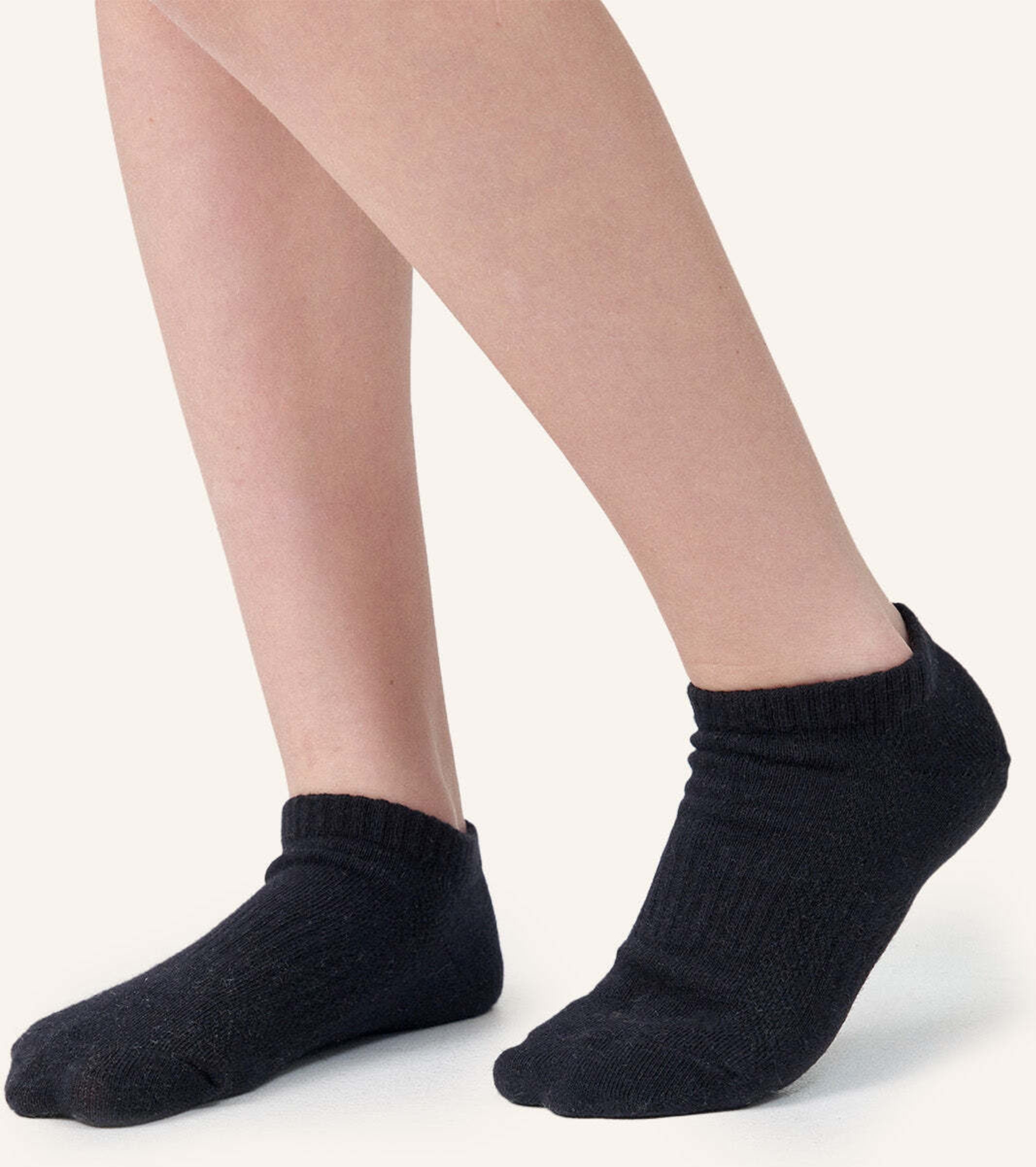 Snocks Kinder Sneaker Socken schwarz